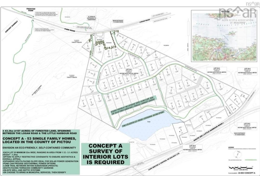 $349,000.00: Lot 24-1 Little Harbour Road, Frasers Mountain