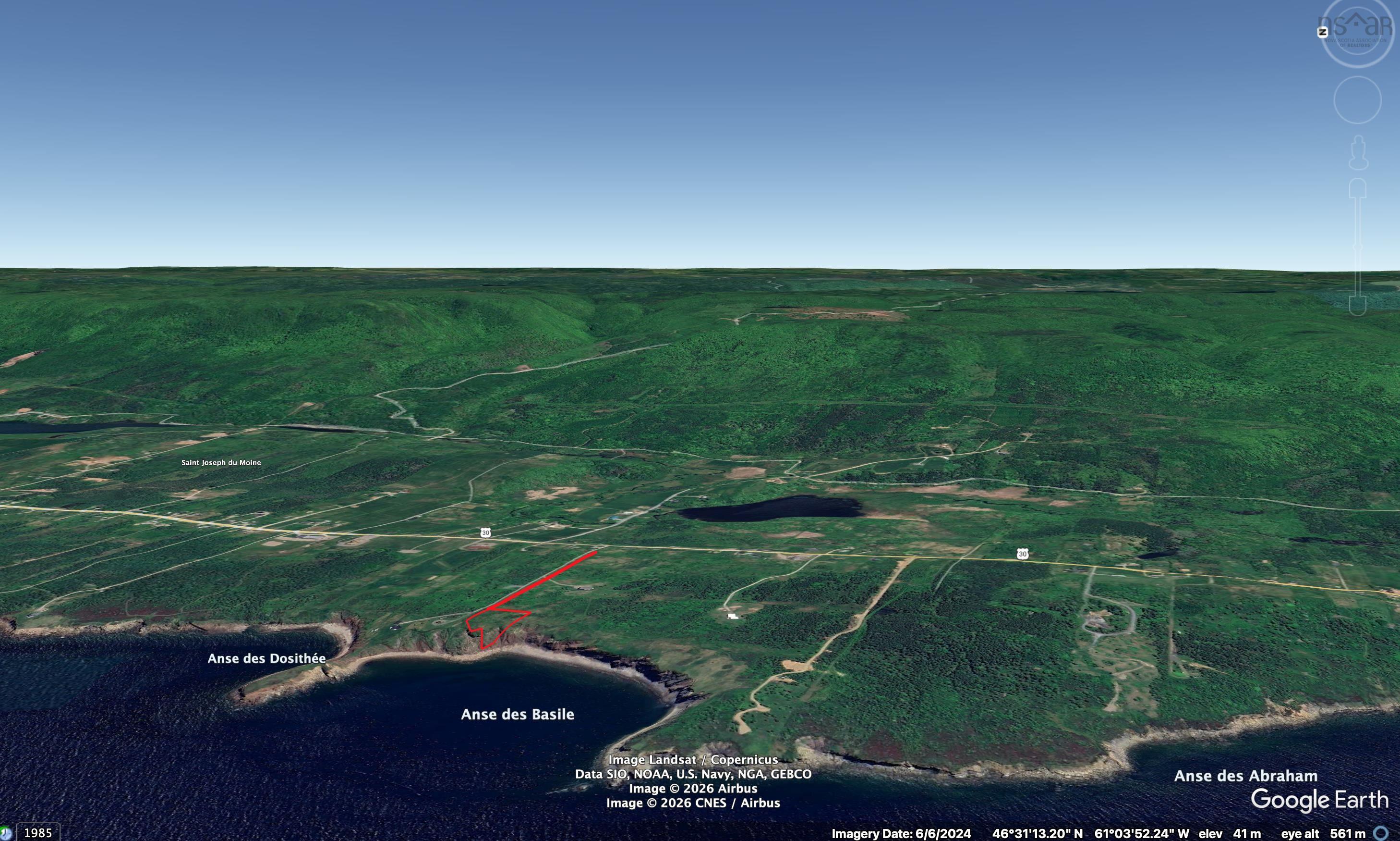 $125,000.00: Lot1A CHEMIN SIMEON AUCOIN Road, St. Joseph du Moine