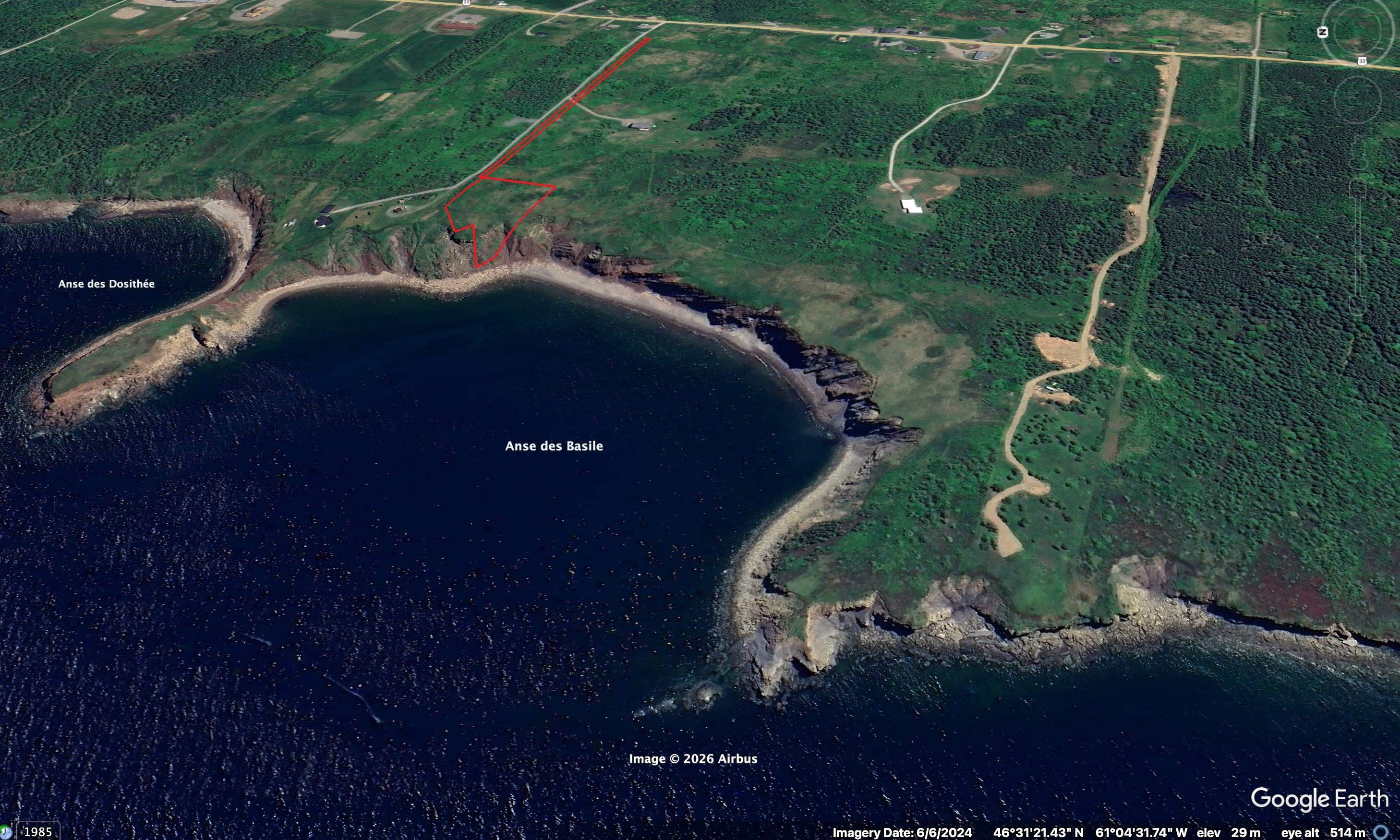$125,000.00: Lot1A CHEMIN SIMEON AUCOIN Road, St. Joseph du Moine