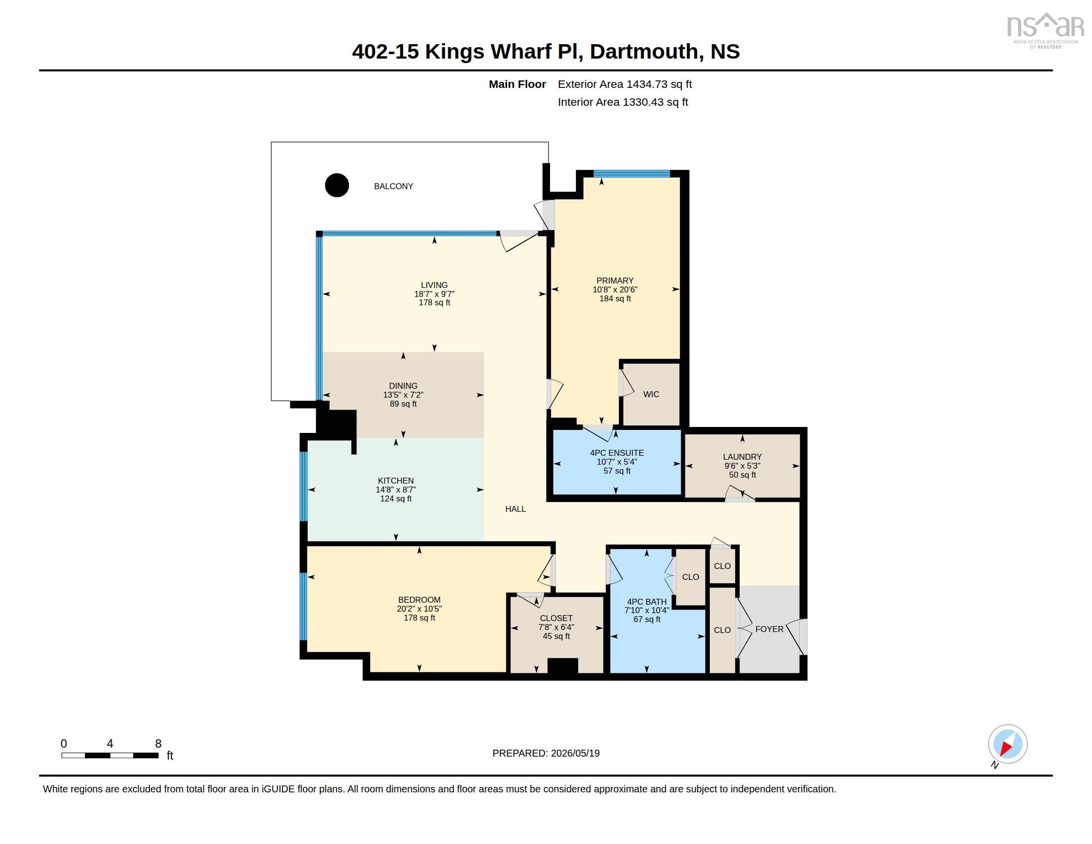 402 15 Kings Wharf Place, Dartmouth, NS (MLS 202611718)