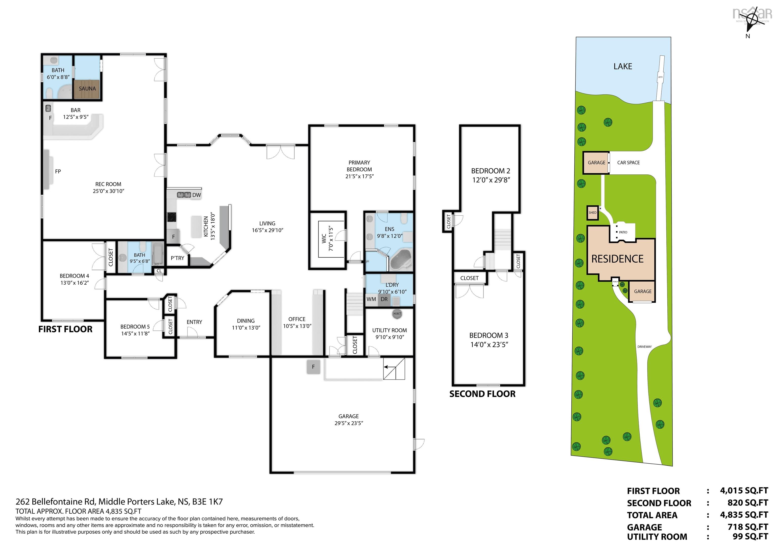 $1,249,900.00: 262 Bellefontaine Road, Middle Porters Lake