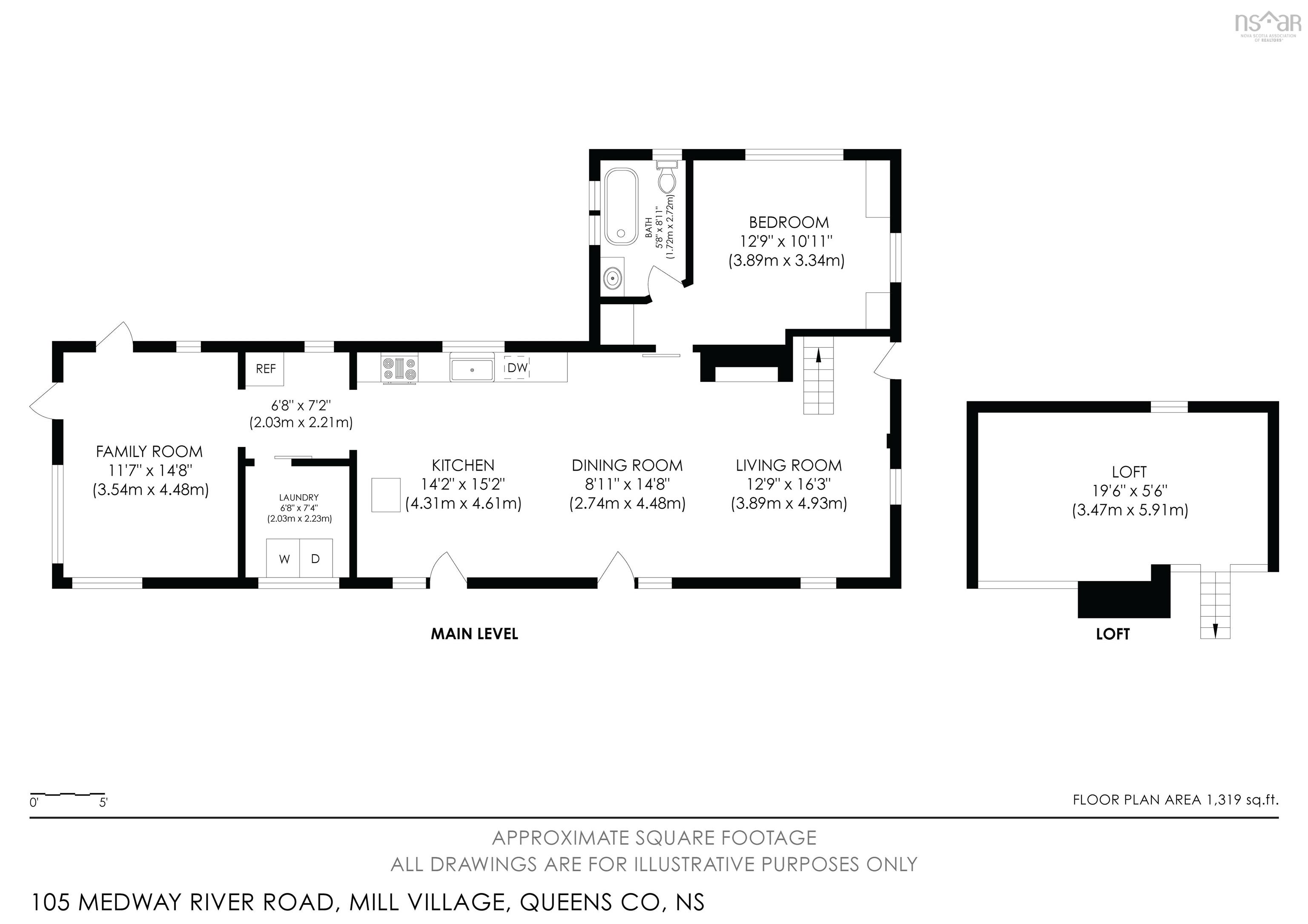 $509,000.00: 105 Medway River Road, Mill Village