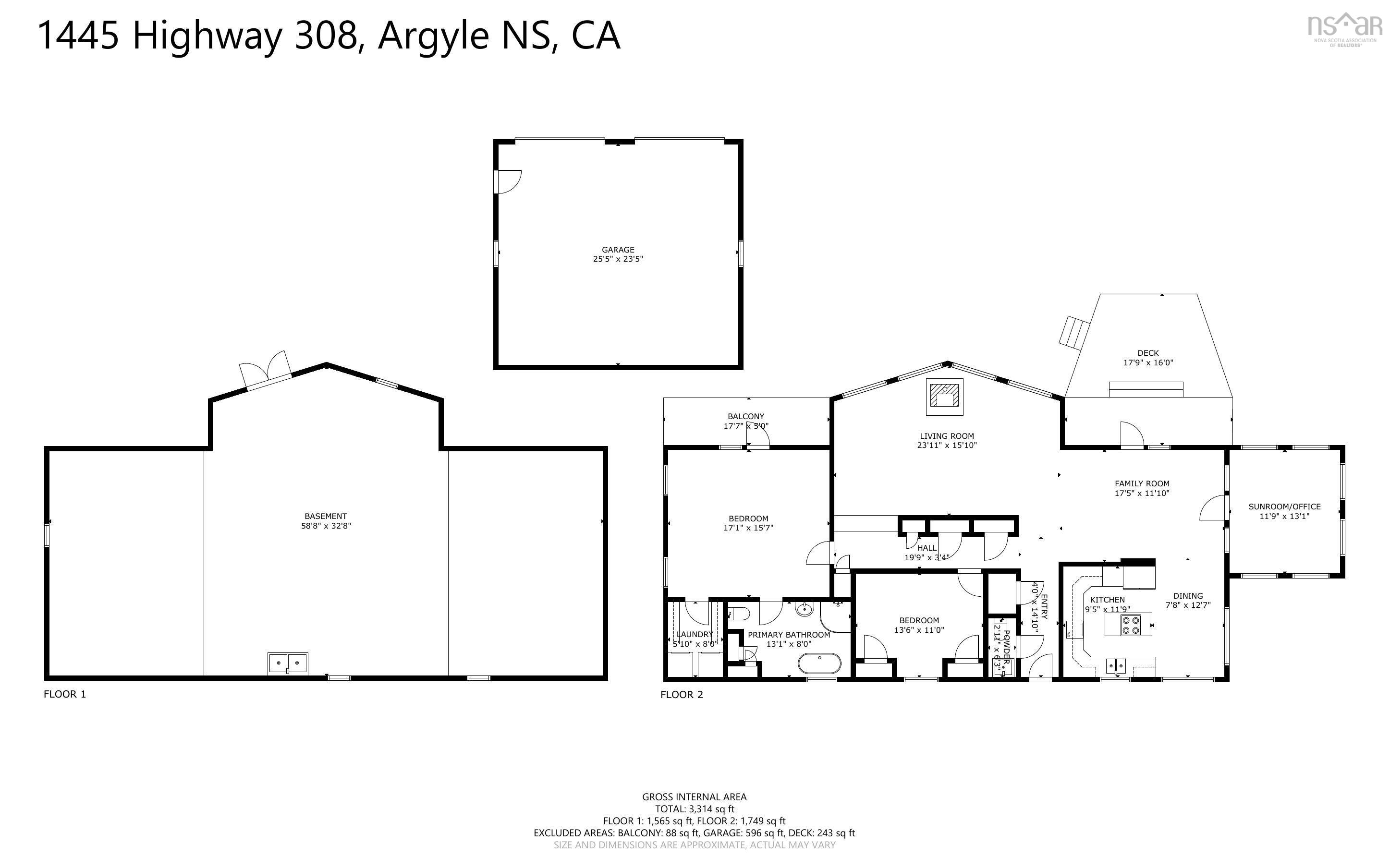$448,900.00: 1445 308 Highway, Surette