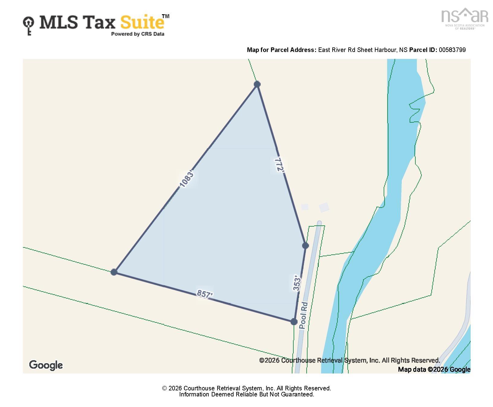 $119,000.00: Lots 1,2,3 East River Road, Sheet Harbour