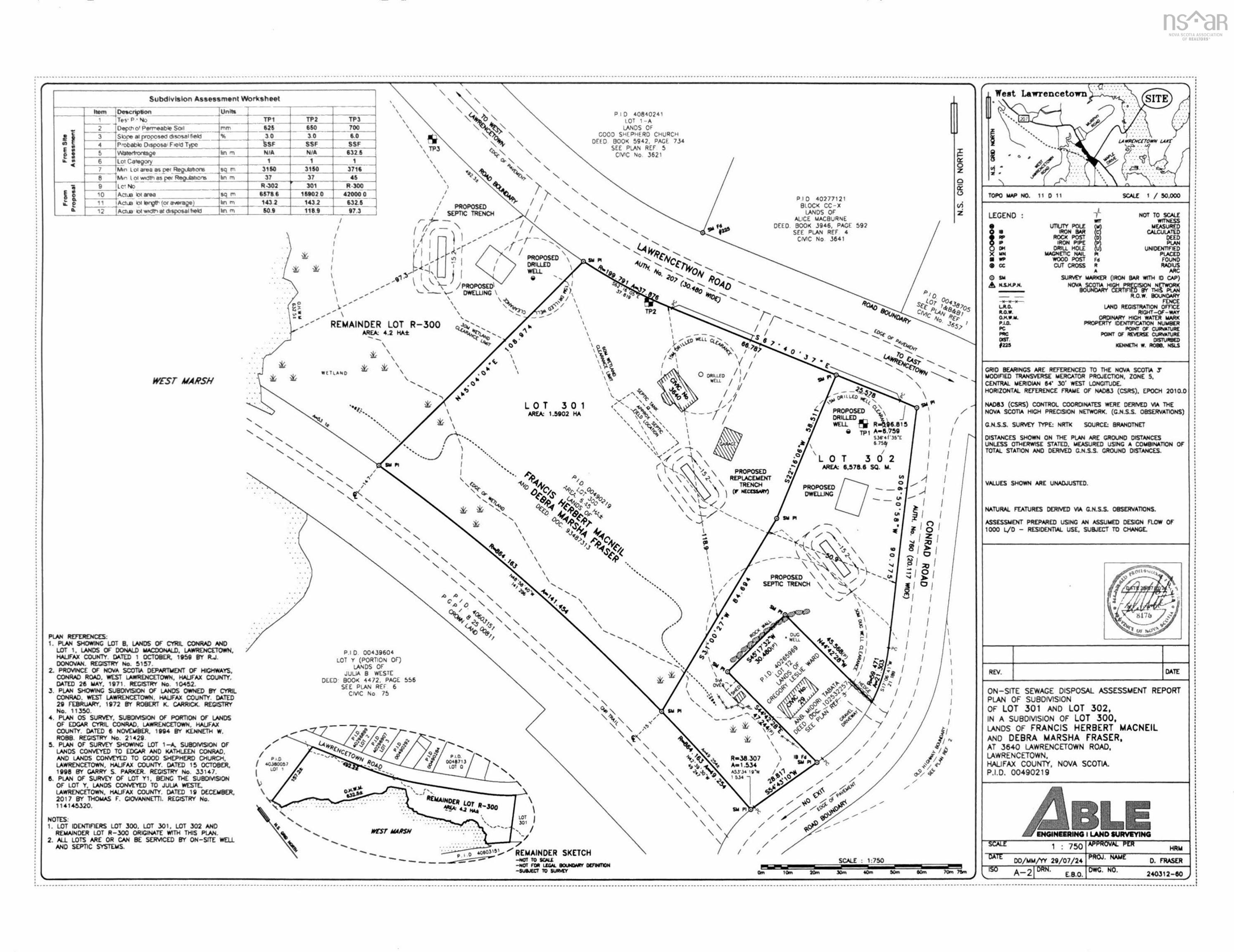 3640 Lawrencetown (Remainder Lot R-300) Road, Lawrencetown, NS (MLS 202614200)