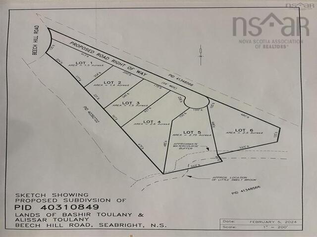 Lot a Beech Hill Road, Seabright, NS (MLS 202614861)