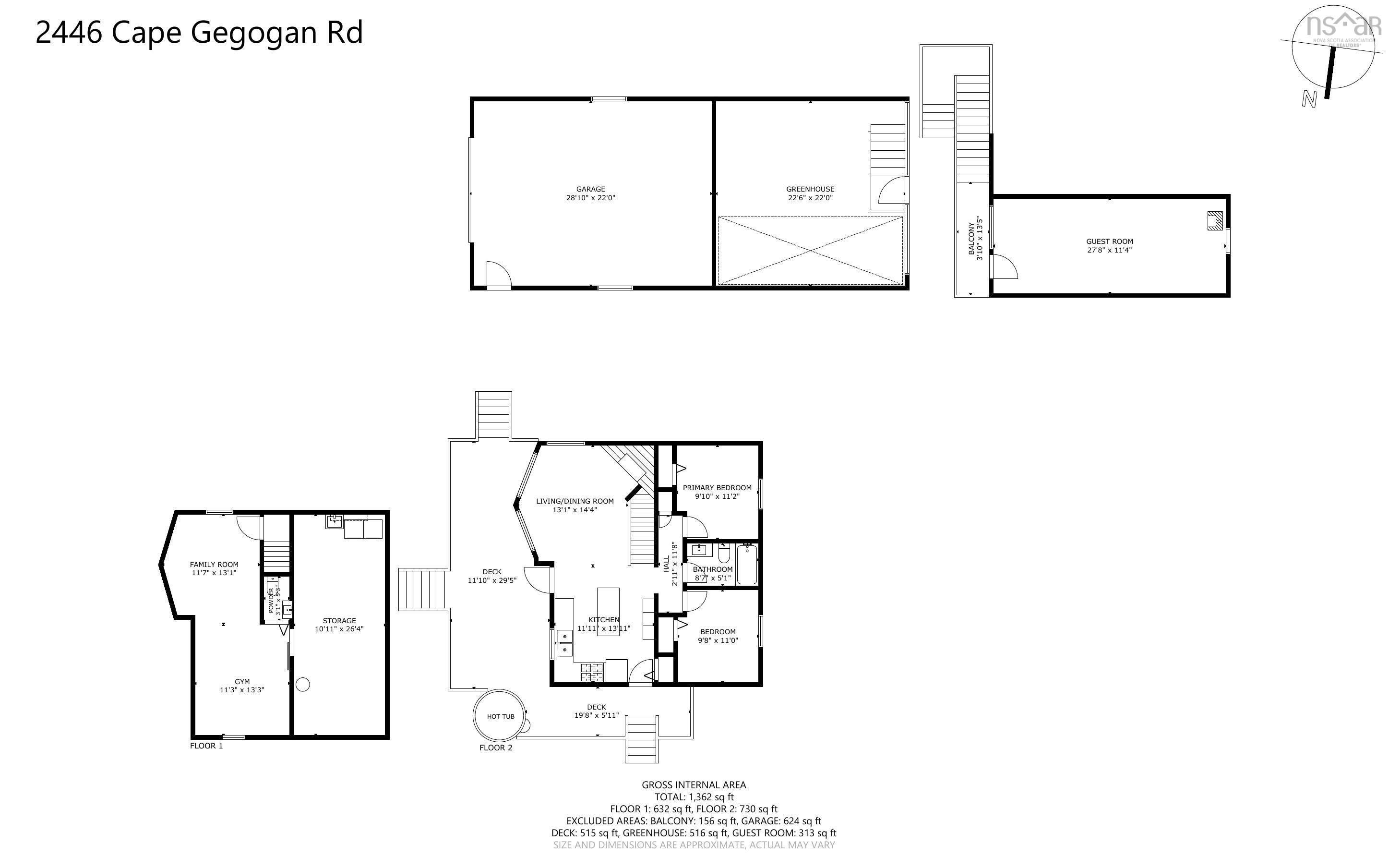 $724,900.00: 2446 Cape Gegogan Road, Goldenville