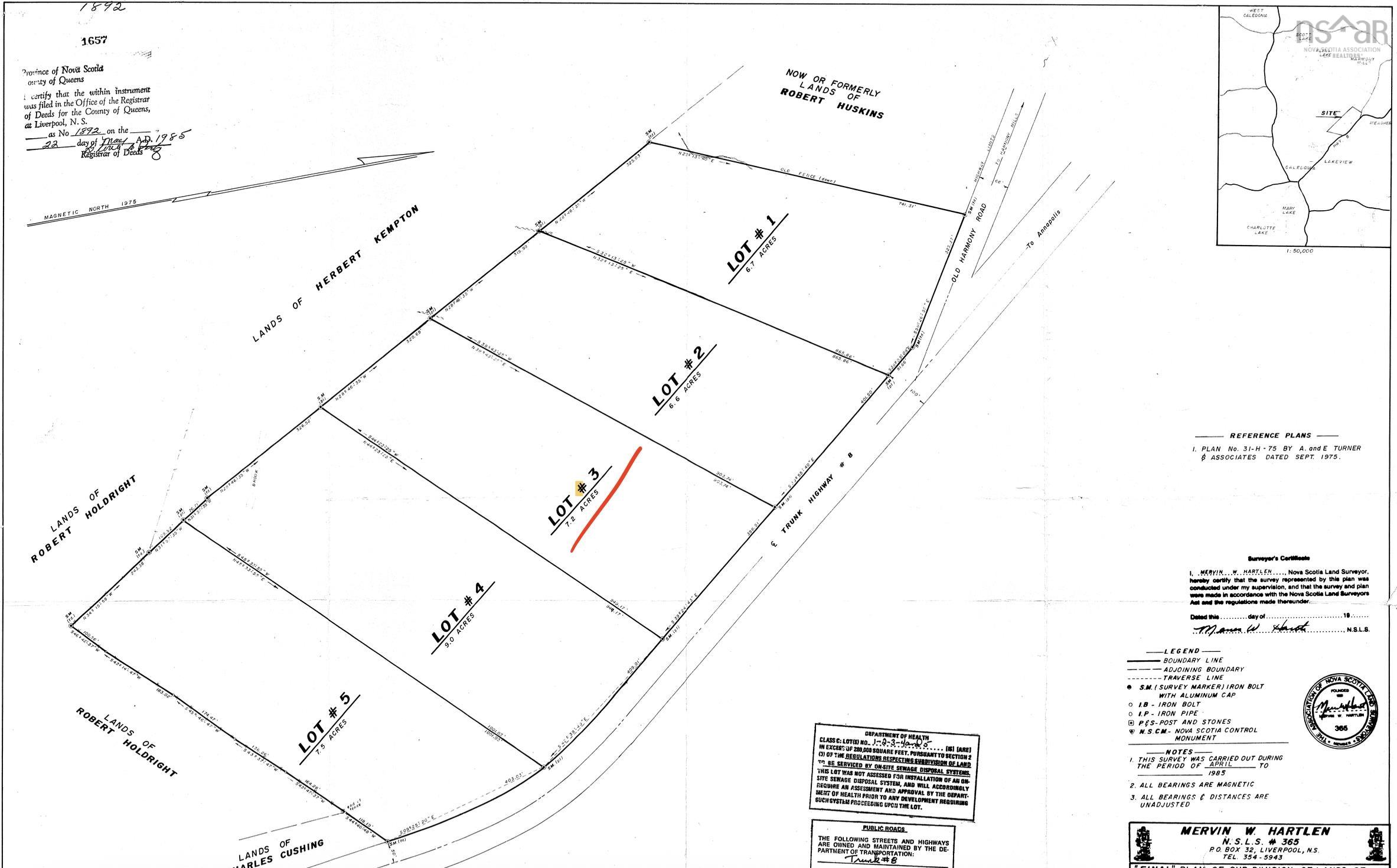 $29,000.00: Lot 3 Highway 8, Harmony