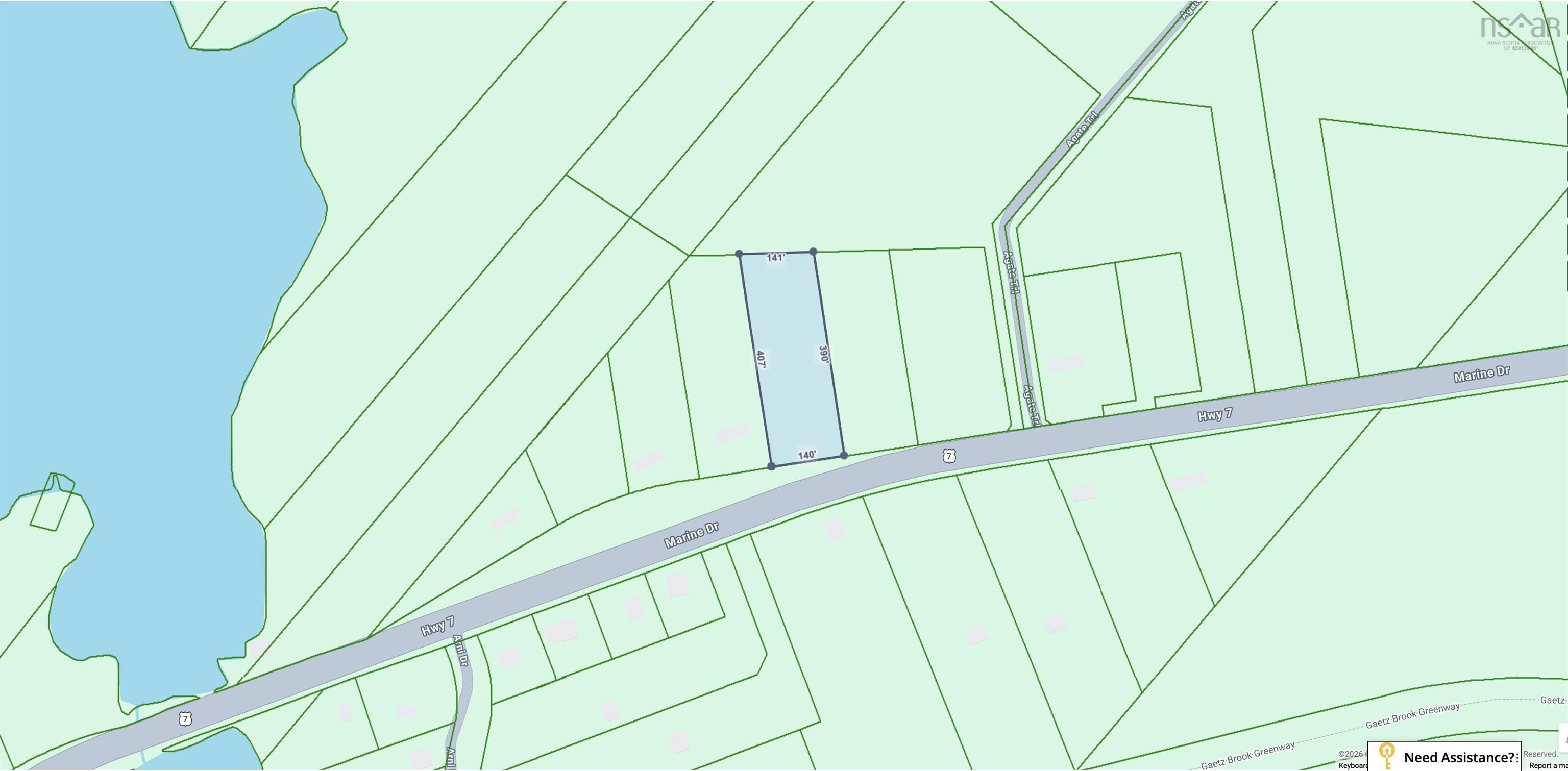 $69,695.00: lot 5 Highway 7, Gaetz Brook