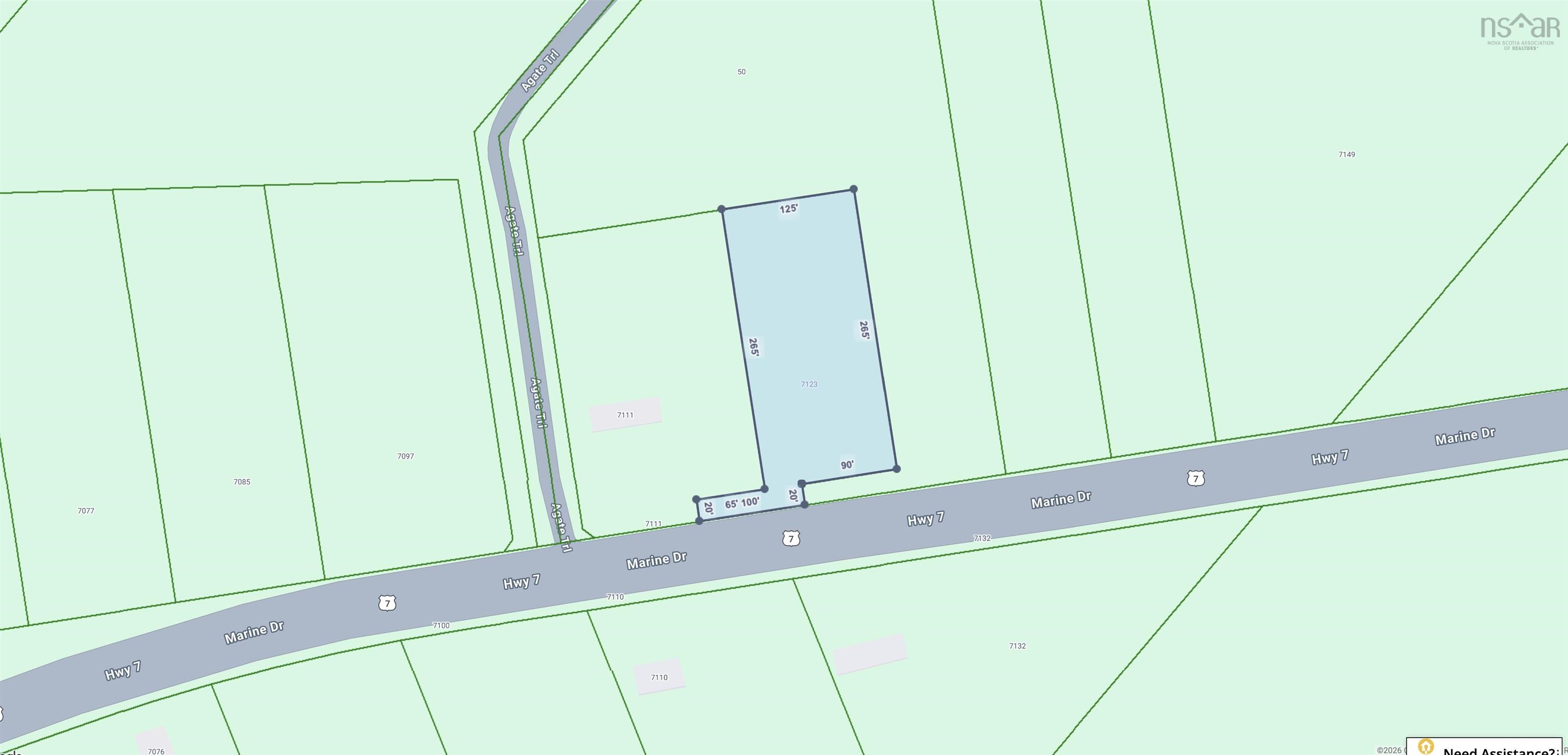 $44,100.00: Lot 9 Highway 7, Gaetz Brook