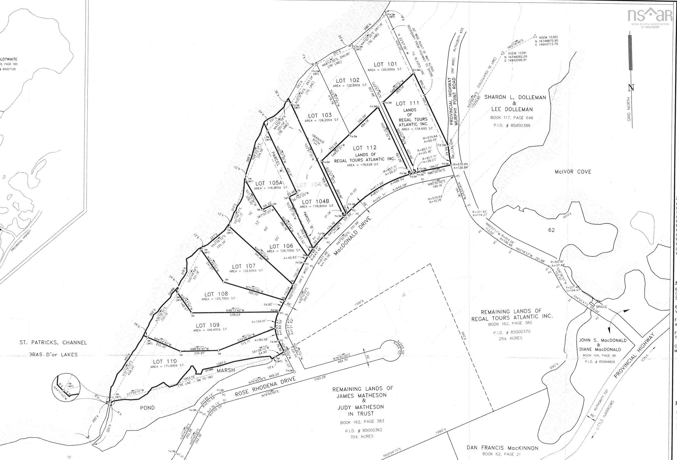 $44,900.00: Lot 112 MacDonald Drive, Upper Washabuck