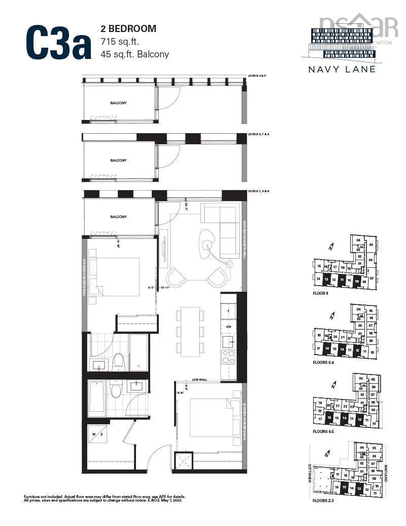 $579,900.00: 216 2250 Maitland Street, Halifax