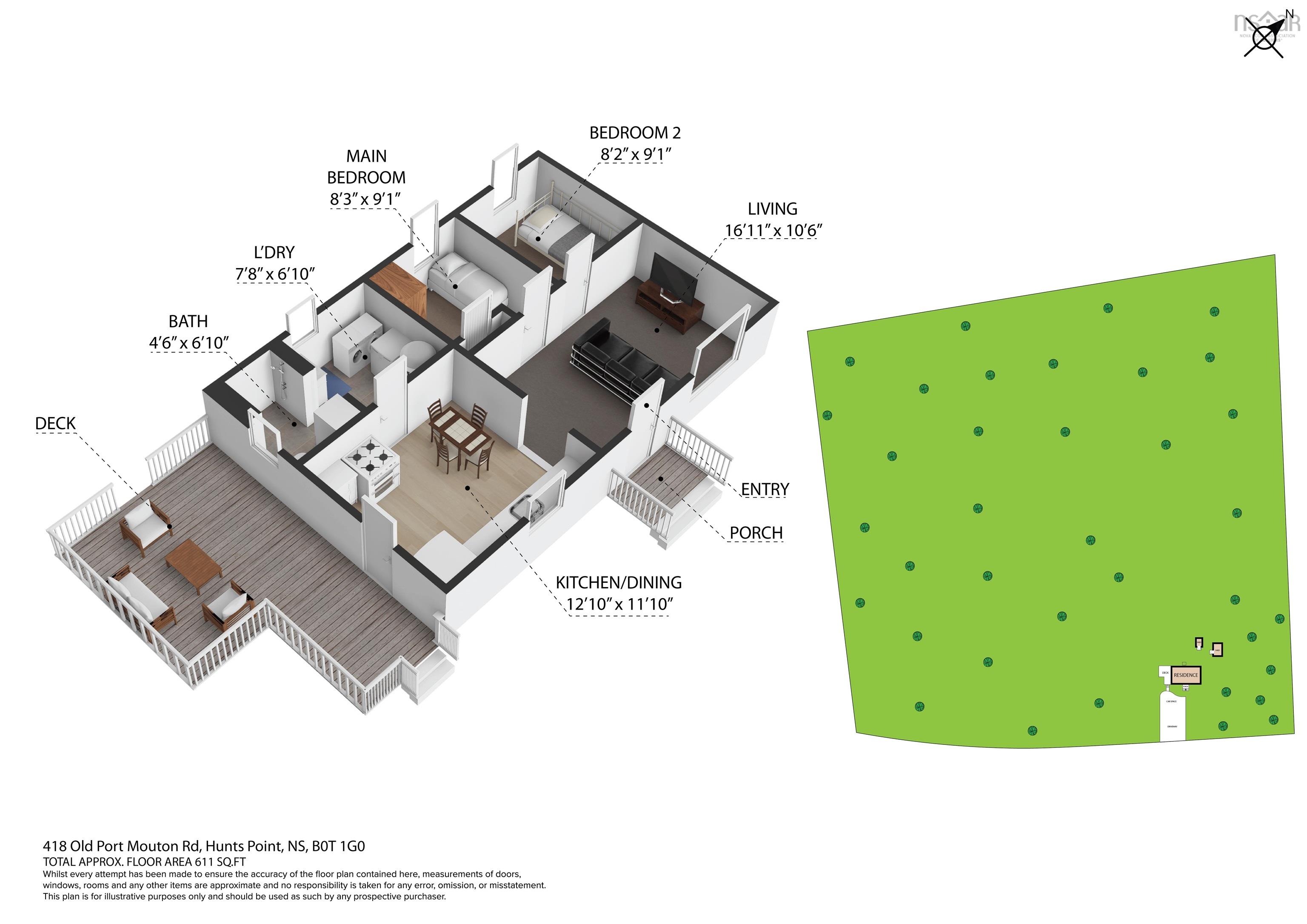 $225,000.00: 418 Old Port Mouton Road, White Point
