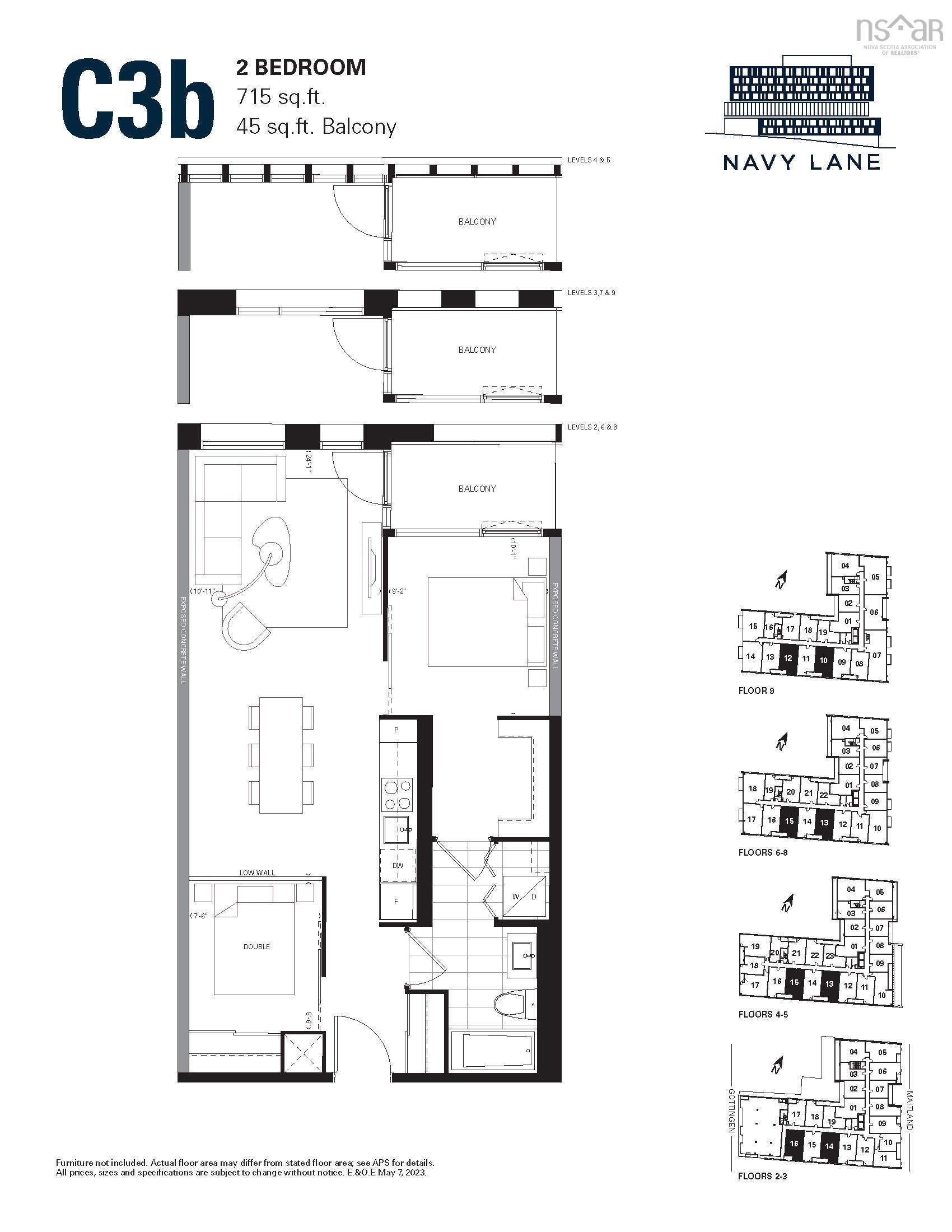 $499,900.00: 214 2250 Maitland St, Halifax