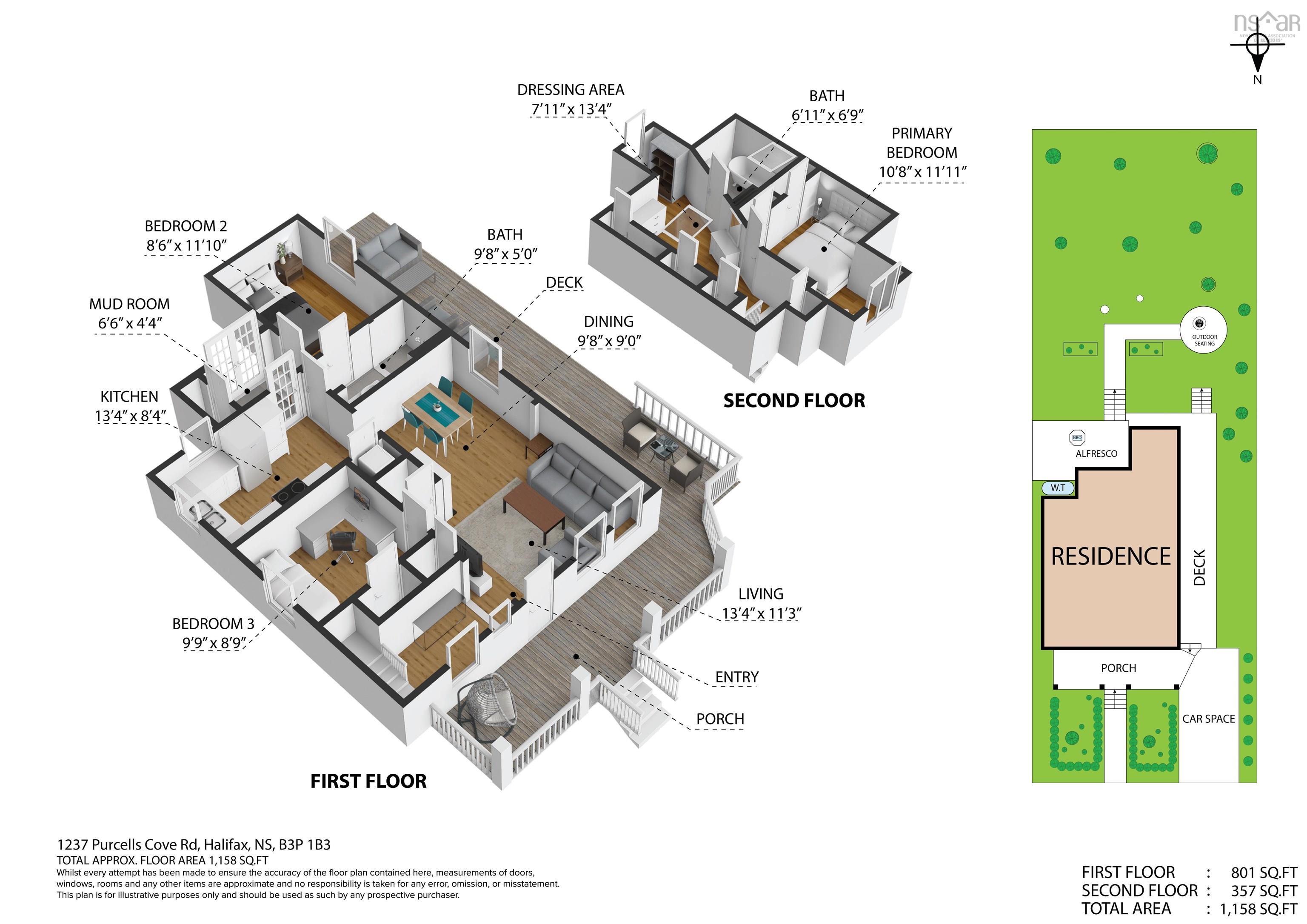 1237 Purcells Cove Road, Halifax, NS (MLS® 202622232) — Floor plan