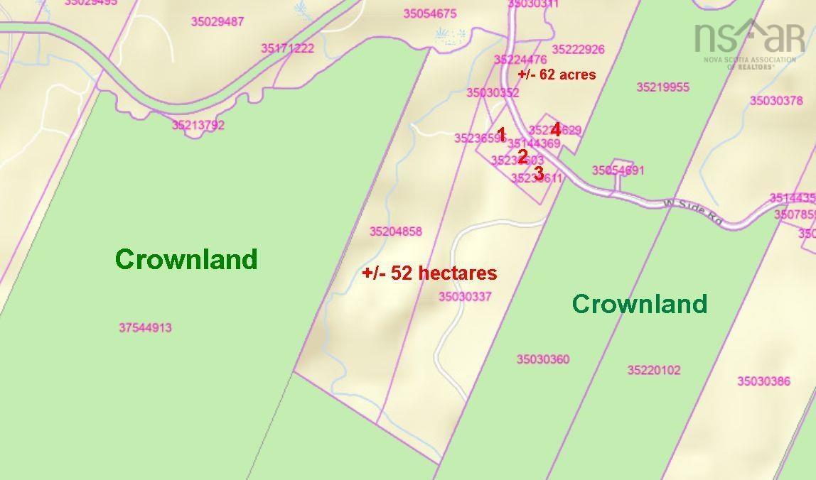 $225,000.00: 131 Acres West Side Road, West Side Country Harbour
