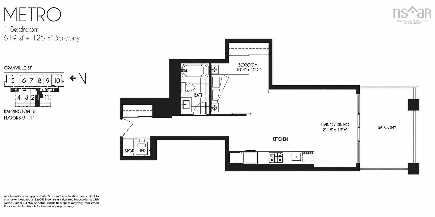 $549,900.00: 1001 1650 Granville Street, Halifax