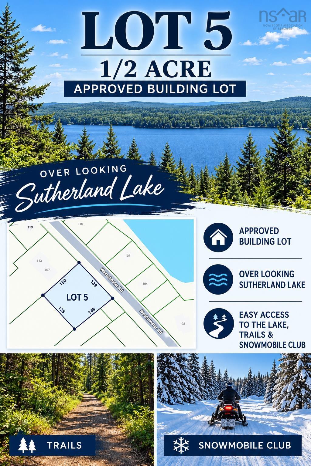 Lot 5 Westchester Road, Sutherland Lake, NS (MLS 202626138)