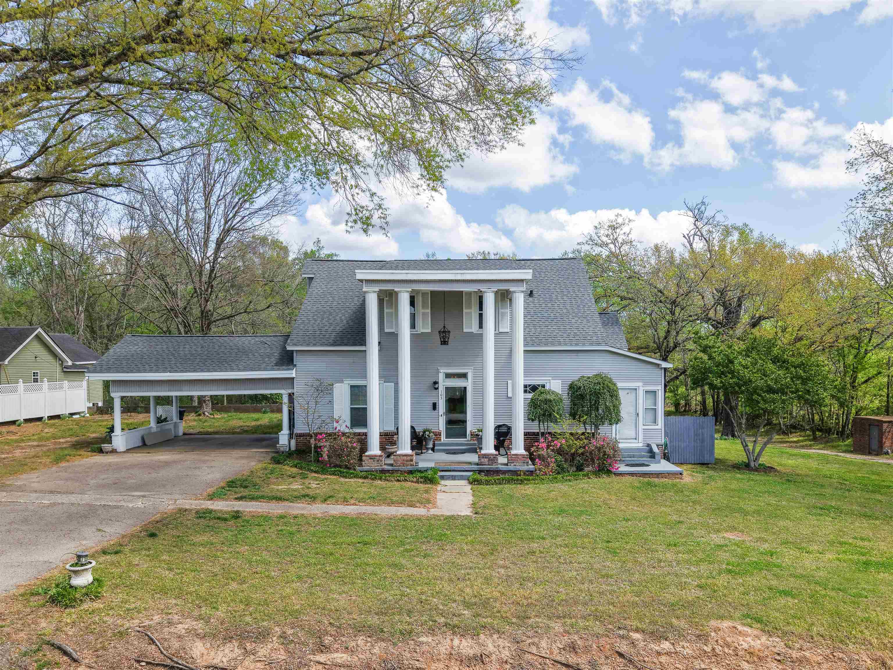 HOME SWEET HOME! This home is located within walking distance to all shops, Main Street life and is on the same street as the FARMER'S MARKET! With charming details throughout, 103 Pharr stands out as an ideal small town home.  You'll find three beautiful bedrooms upstairs and the primary bedroom is on the main floor and it is truly a SUITE! There is a dressing area, a large bathroom as well as a small office nestled right off the bedroom area.  The main level has a fantastic floor plan- the kitchen is nestled at the back of the home with a cozy den, dreamy dining area and a DREAMY SCREENED PORCH right off the den. This home has been updated throughout with brand new plumbing and HVAC and is under a termite contract that will transfer over with new owner.  This gorgeous listing is a MUST SEE!