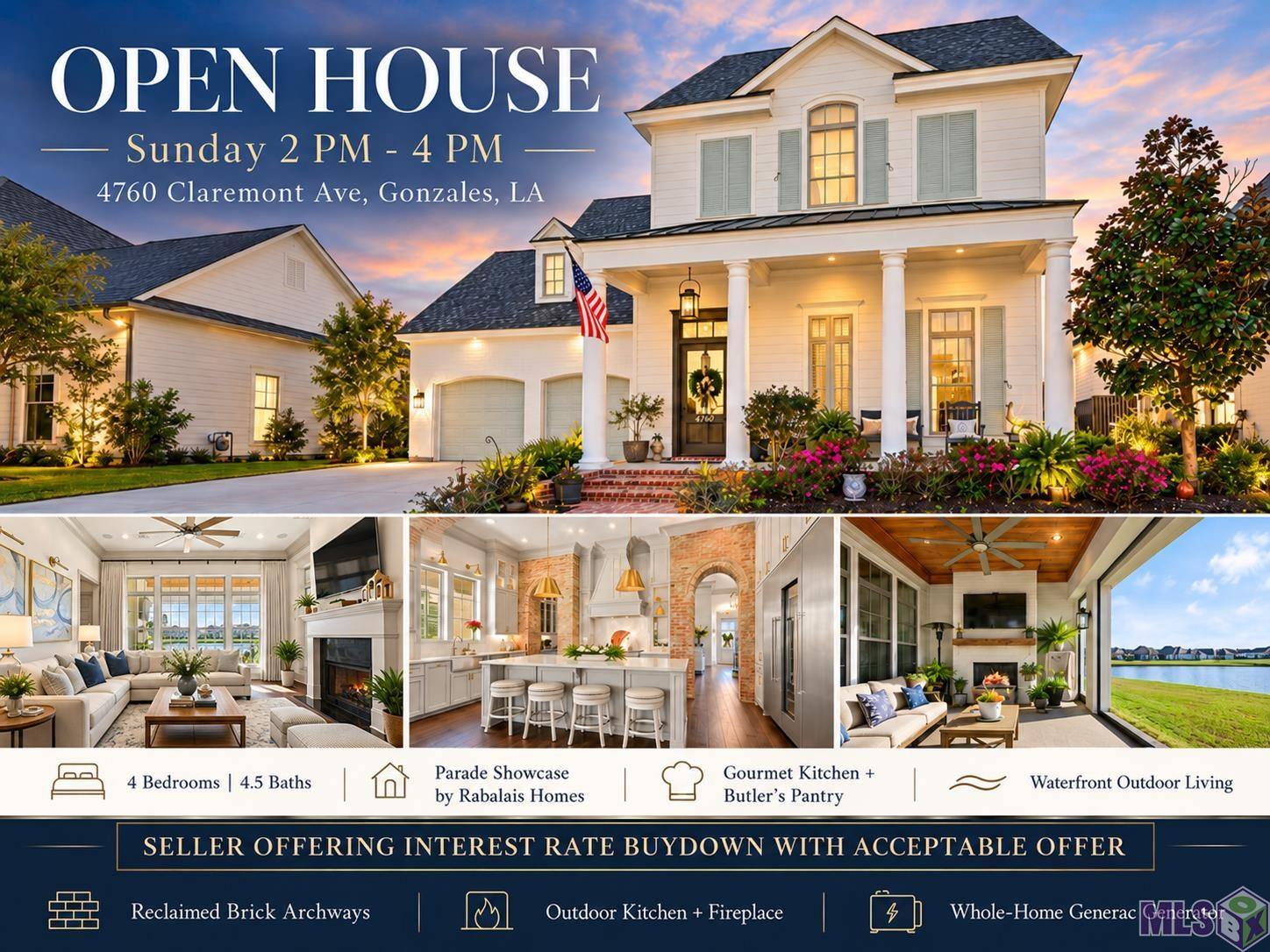 4760 CLAREMONT AVE, Gonzales, LA 70737