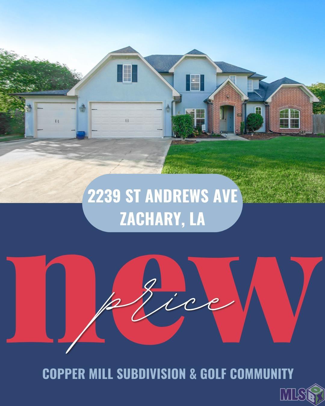 2239 ST ANDREWS AVE, Zachary, LA 70791