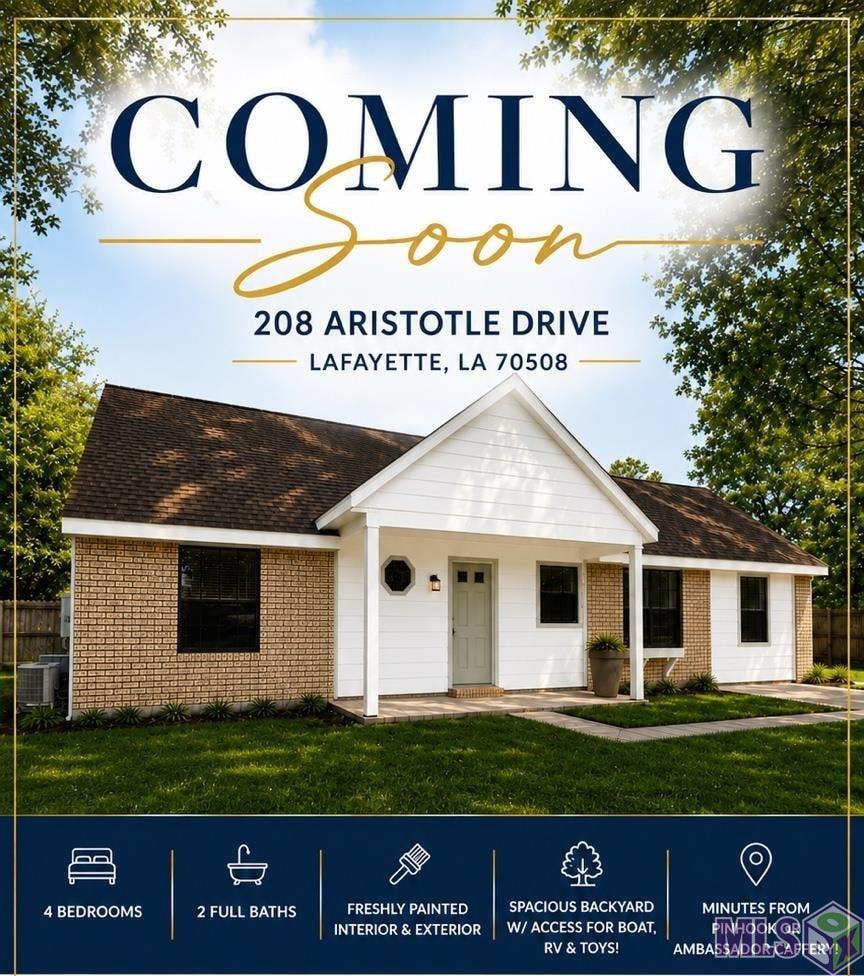 Property photo for 208 ARISTOTLE DR, Lafayette, LA 70508