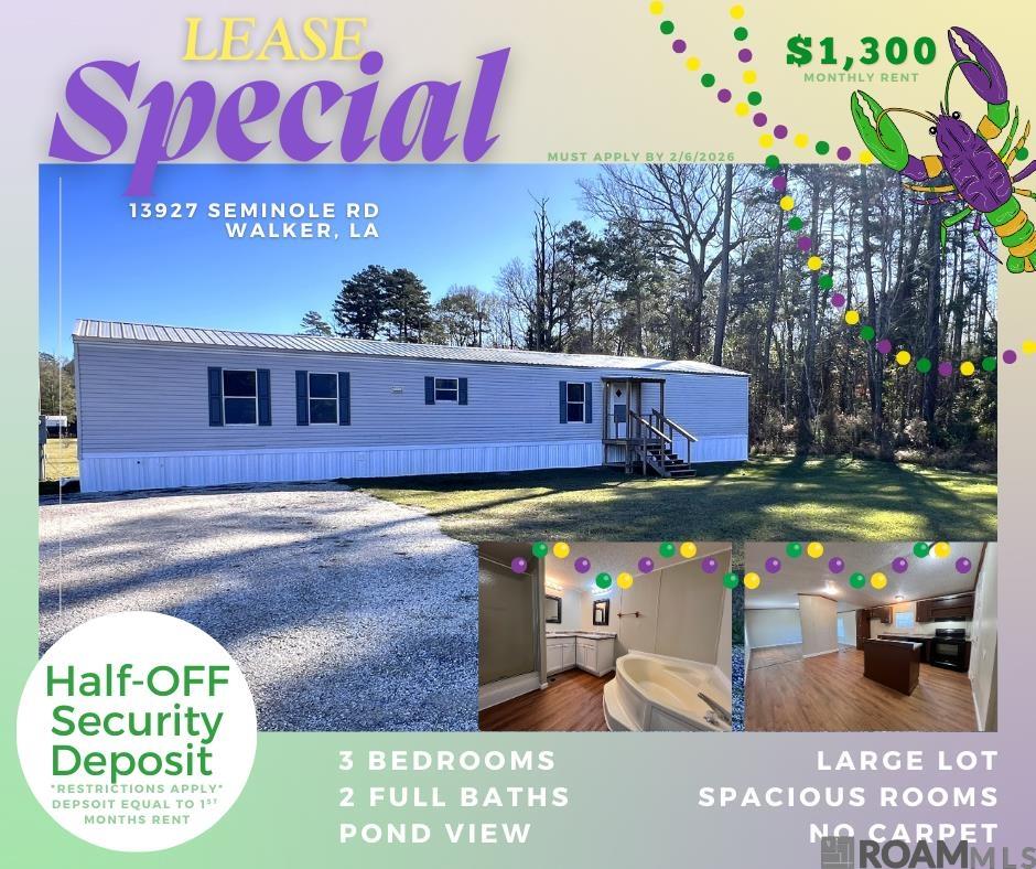 31927 Seminole Dr, Walker, LA, 70785
