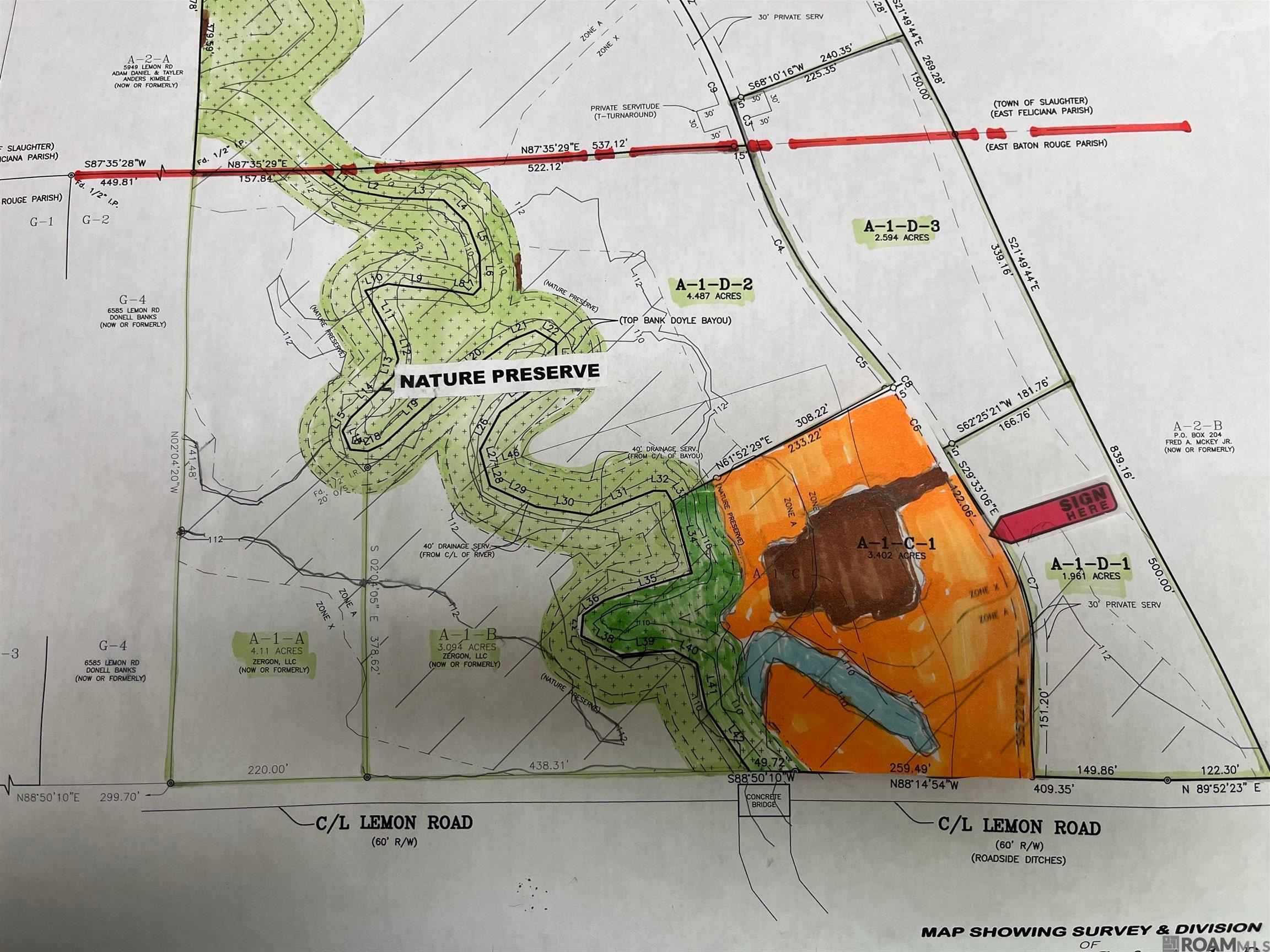 Lemon Rd, Slaughter, LA, 70777