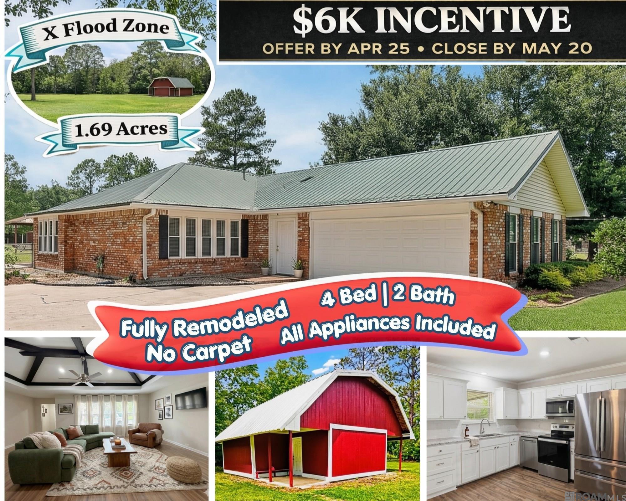 3916 Benton Dr, Bourg, LA, 70343