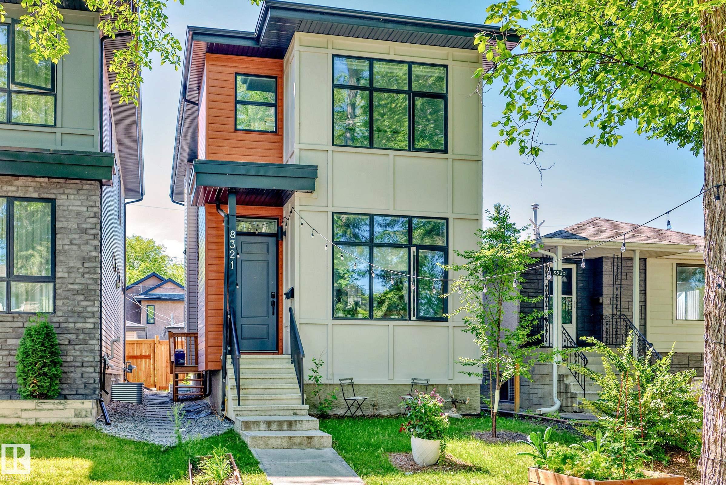 Experience the perfect blend of modern luxury and mature charm in this stunning 1,800 sq. ft. infill built in 2020. Located in the heart of the sought-after King Edward Park neighborhood, this meticulously crafted home features high-end finishings and an open-concept main floor anchored by a sleek gas fireplace. Culinary enthusiasts will love the chef’s kitchen, complete with a high-end gas stove, premium quartz countertops, and a dramatic waterfall island designed for entertaining. The upper level offers 3 spacious bedrooms & 2 baths, including a primary retreat with a spa-inspired ensuite featuring a double sink vanity and a large walk-in shower. A nearly completed finished basement with 3 piece bath provides additional living space for a media room or gym, while the private, landscaped and fenced yard leads to a secure double detached garage. Enjoy an unbeatable central location within walking distance of the Valley Line Southeast LRT and just 10 minutes from Downtown and the University of Alberta.