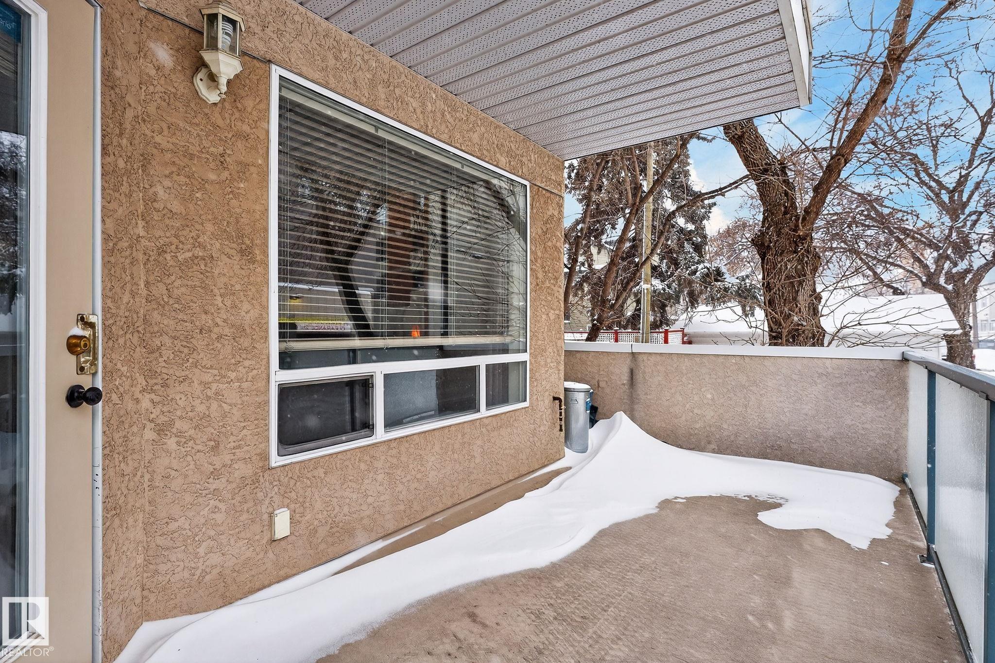 LOCATION!! This 2 bed, 2 bath condo in the heart of Garneau features 9ft living room ceilings, a gas fireplace with tons of light and open concept floor plan. Spacious bedrooms with in-suite laundry. The primary bedrooms includes a 4pc ensuite and walk-in closet. Excellent condition located at the back quiet, NE corner of the building high off the street with a large balcony. Stay warm all winter in your underground heated stall with option to rent additional stalls. Situated on the corner of 109 and Whyte you are close to LRT, Uof A, U of A hospital and steps off Whyte Ave. Fantastic opportunity AND location!
