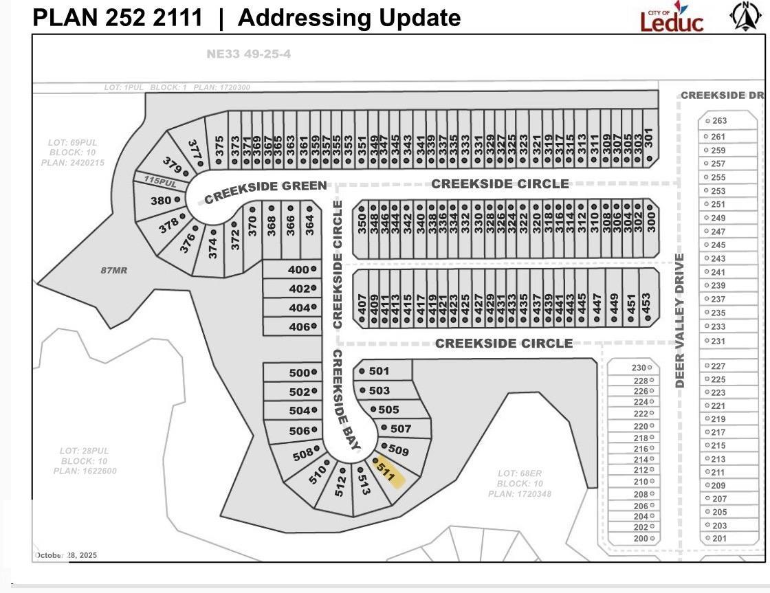 511 Creekside Bay, Creekside, Leduc