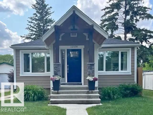 Back on the market and better than ever!  This beautifully renovated 1950 bungalow blends timeless character with stylish modern updates on a spacious 45 x 120 ft lot. From the charming curb appeal to the convenient front drive and rear alley access, this property offers both function and flexibility. Inside, fall in love with the stunning BRAND NEW kitchen featuring new cabinetry, countertops and appliances, creating the perfect space to cook, gather and entertain.  Original charm shines through with coved ceilings, arches, niches and built ins, while major upgrades including newer bathrooms, pex, siding, windows, doors, and roof to name a few providing extra peace of mind. The fully finished basement with separate entrance offers incredible flexibility for extended family, guests, hobbies or additional living space.  Outside, enjoy a private backyard retreat with mature lilac and cherry trees, covered deck, gazebo and plenty of room to relax, garden or host summer gatherings. OUTSTANDING LOCATION!