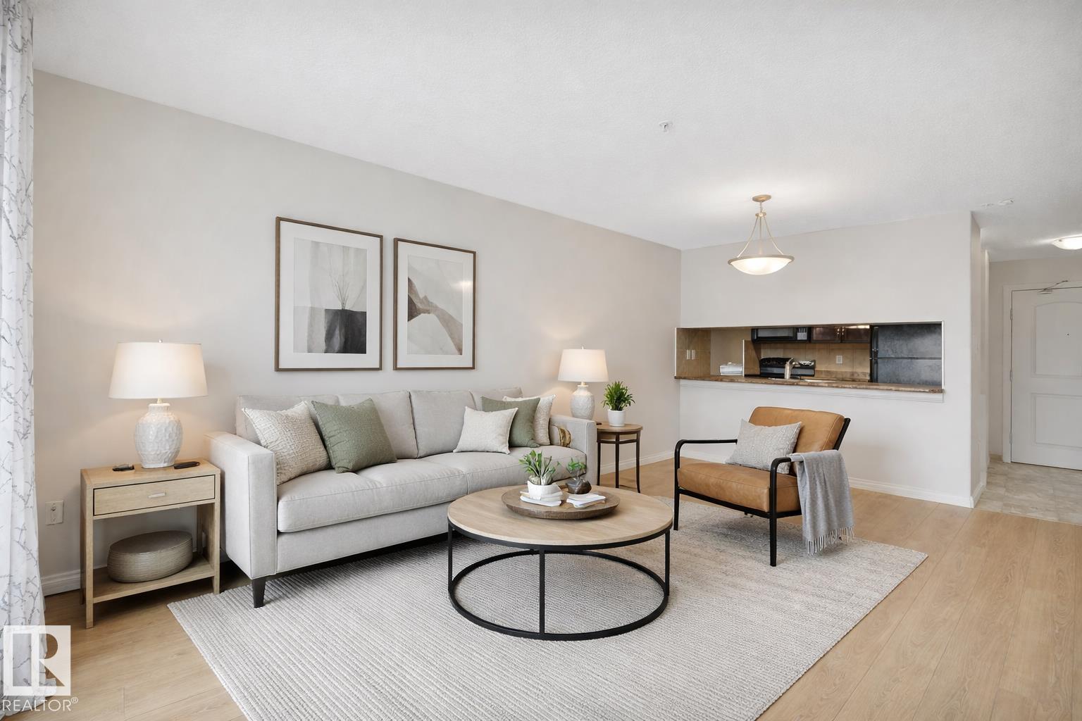 Welcome to this beautifully updated 1 bed, 1 bath condo in the sought-after South Terwillegar area!  Tucked away on a quiet dead-end road, this unit offers added privacy and a peaceful setting while still being just minutes from shops, schools, and everyday amenities.  Step inside to find brand new vinyl flooring throughout, giving the space a fresh, modern feel. The open layout is bright and functional, perfect for comfortable living. The spacious laundry and storage room provides plenty of extra space, ideal for storing a bike, seasonal items, or anything else you need tucked away.  Enjoy easy access to your ground-level balcony, which feels larger and more open thanks to its convenient walk-out design, perfect for relaxing or entertaining.  This unit is move-in ready and perfect for first-time buyers, downsizers, or investors looking for a great opportunity in a fantastic location.  Don?t miss out on this charming and affordable home!