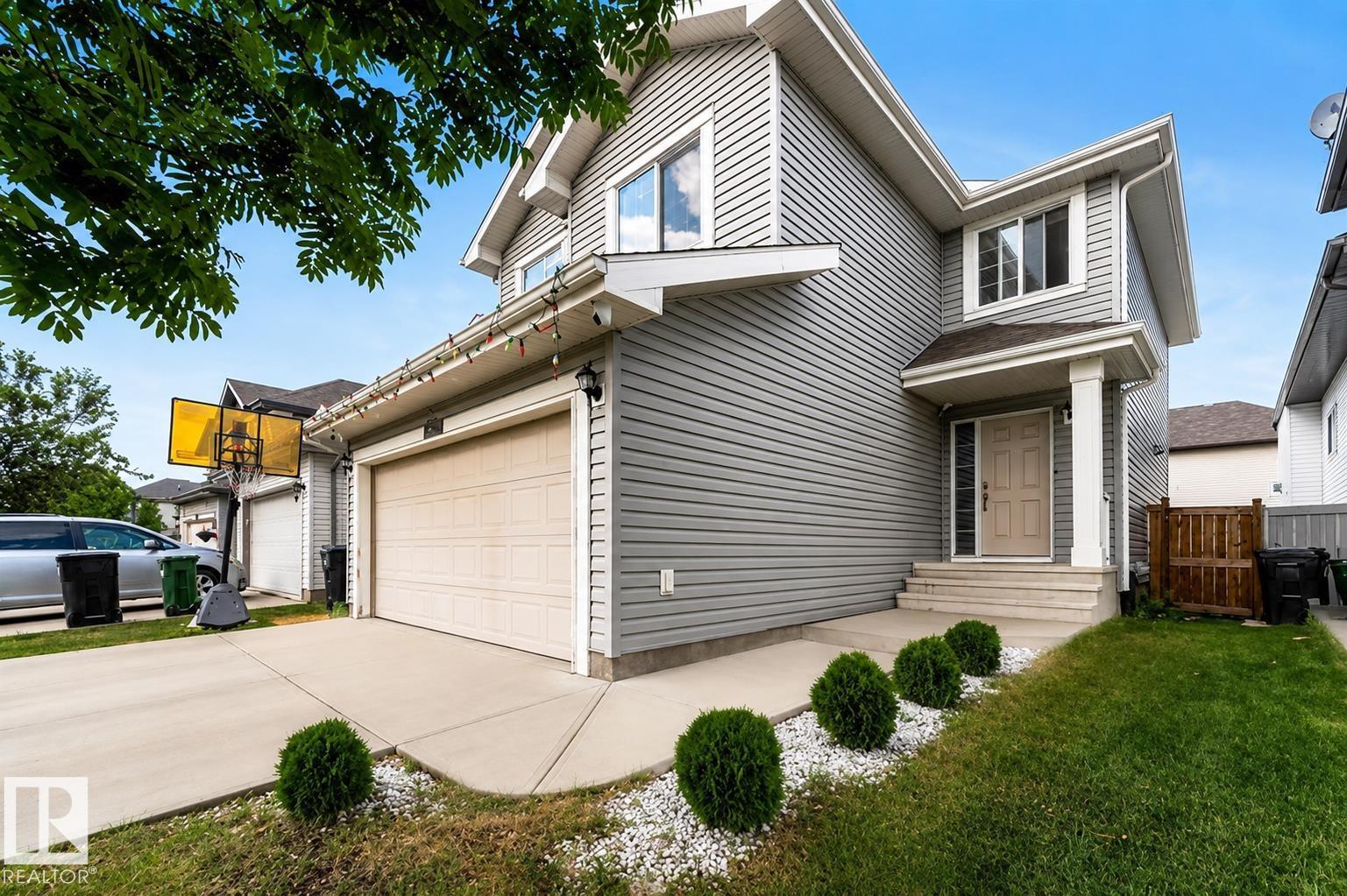 Golden Opportunity for Families!  Located right across from A. Blair McPherson School in Tamarack, this is a dream home for families with school-age children ? no more school drop-off stress!   This well-maintained home offers: 4 bedrooms total (including 1 bedroom + full bathroom in the finished basement) 3.5 bathrooms A spacious bonus room upstairs Double attached garage Large lot with plenty of outdoor space. Centralized Air conditioning & Security system with 5 Cameras included. Recent updates (within the last 2 years) include: New flooring on the main floor Fresh paint throughout the house Homes like this ? in this location ? rarely come off-market. Don?t miss your chance to secure a fantastic family-friendly property in one of Edmonton's most desirable school zones.