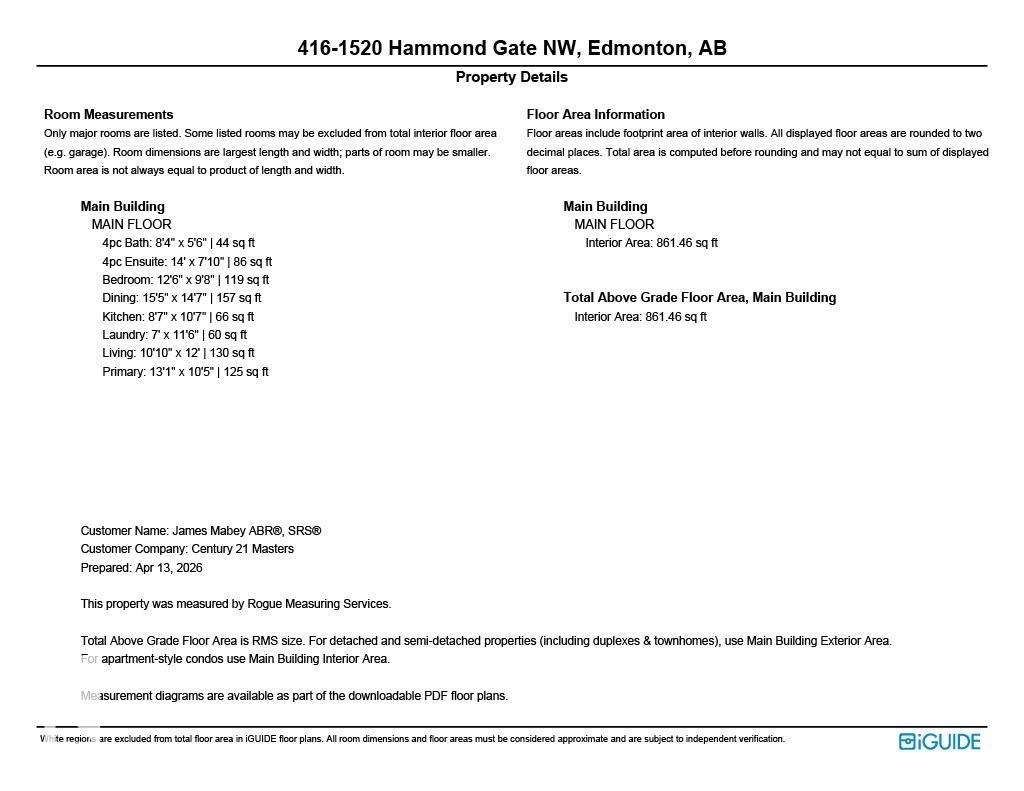 Photo 20 at 416 - 1520 Hammond Gate NW, The Hamptons, Edmonton