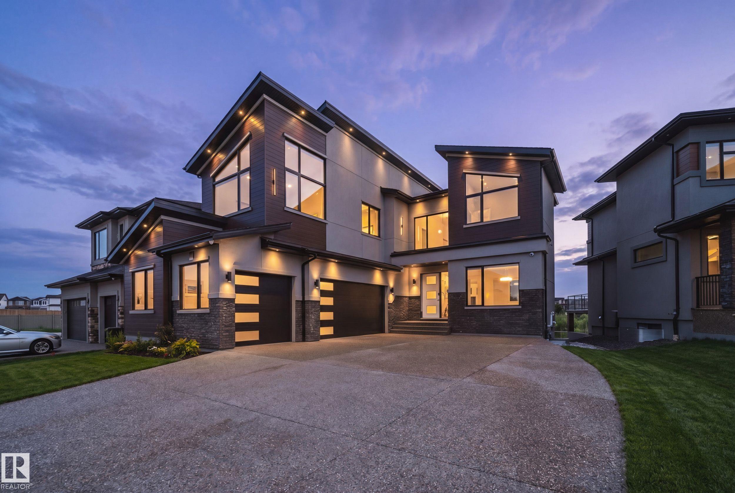 AVH Custom Homes presents this custom-designed EXECUTIVE HOME located in the prestigious community of Chappelle! Designed by CM Interior Designs, this architectural masterpiece offers over 3500sqft above grade w/ additional 1336sqft professionally developed basement! The main floor welcomes you w/ an open-concept layout featuring a grand living rm w/ GAS fireplace, gourmet kitchen, MASSIVE island, butler?s pantry, large dining area, main floor office/den, full bathrm, & spacious mudrm! Upstairs offers an impressive layout, 4 BEDROOMS + BONUS including a luxurious primary suite w/ spa-inspired ensuite, huge walk-in W/ ISLAND & VAULTED CEILINGS, laundry room, loft, & additional full bath. FF basement boasts a large rec room, Bar, Island, theatre room w/complete surround sound including 2 subs, projector & speakers. Gym, bedroom & bathroom perfect for entertaining or relaxing w/ family. Upgrades include an FULLY automated home system, elegant finish's, TRIPLE CAR HEATED GARAGE, ROMAN CLAY, Backing the POND!