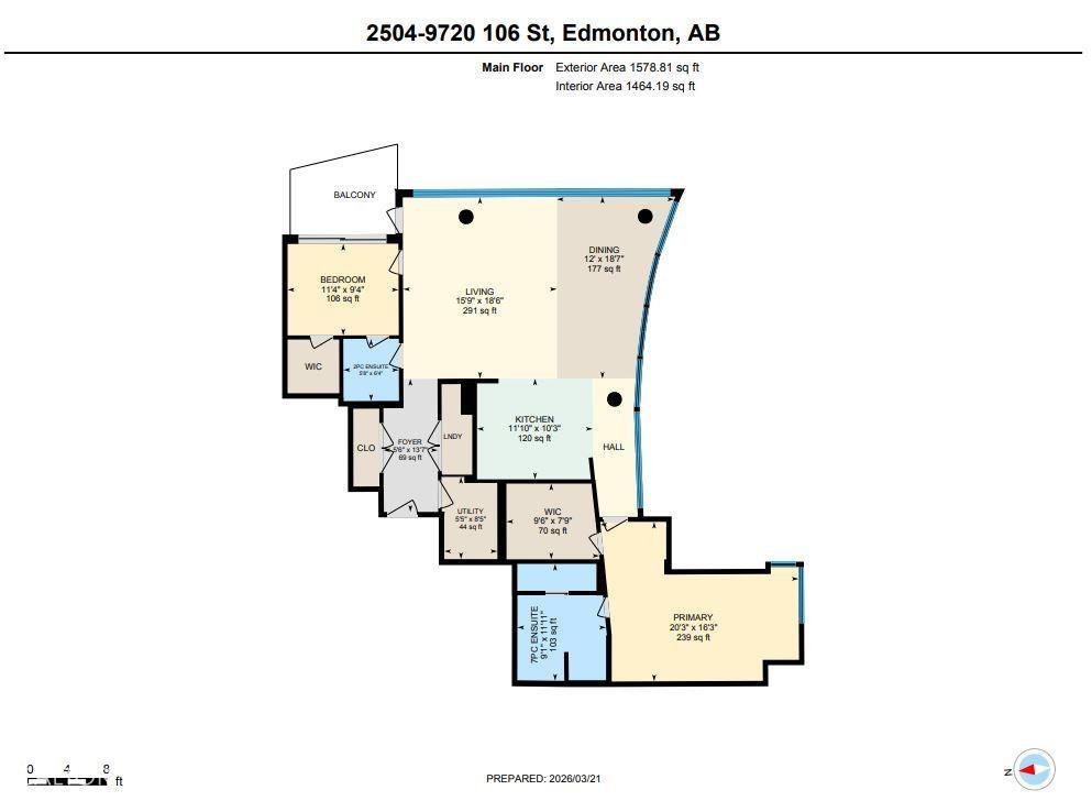 Photo 75 at 2504 - 9720 106 Street NW, Downtown, Edmonton