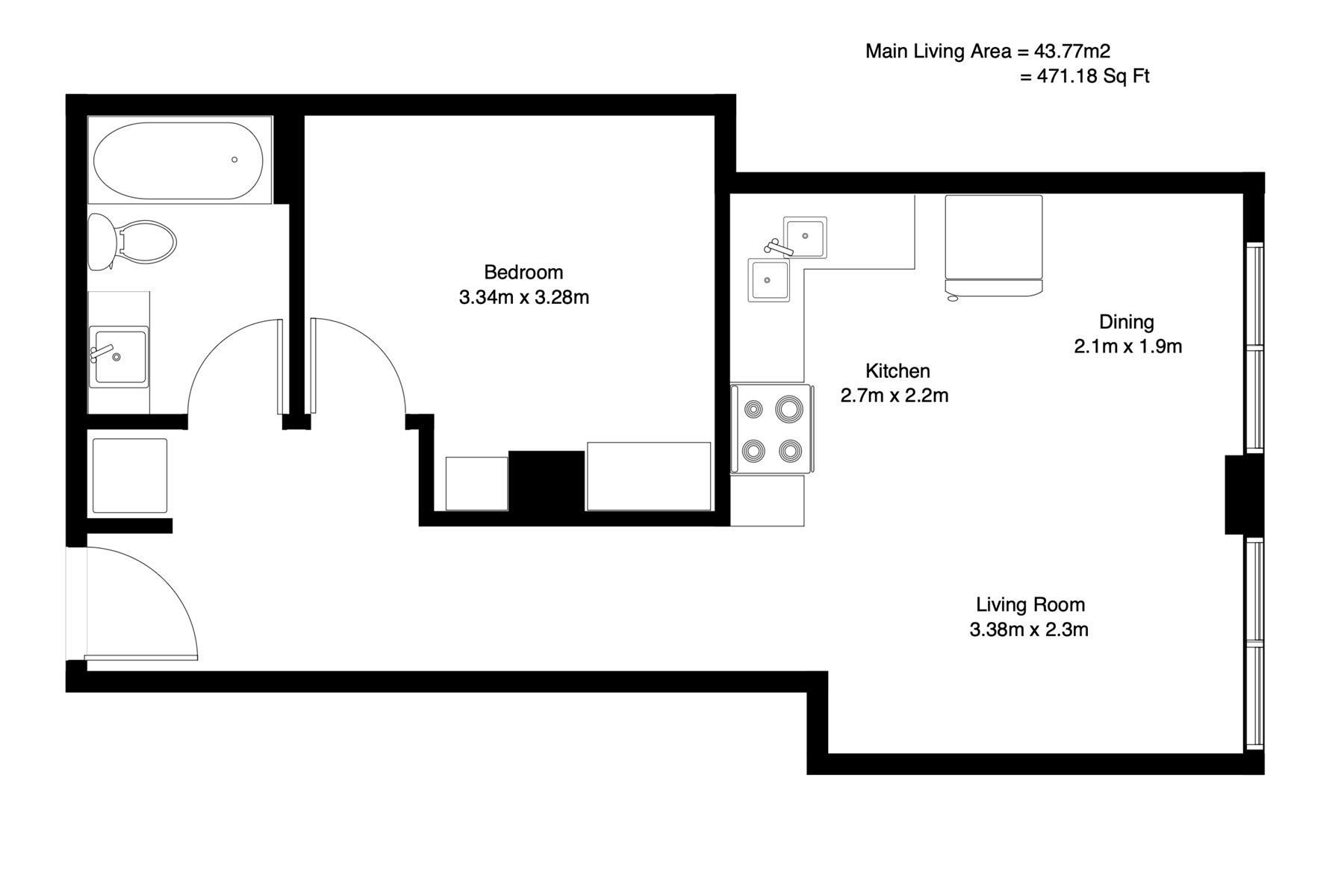 Photo 19 at 411 - 10024 Jasper Avenue NW, Downtown, Edmonton