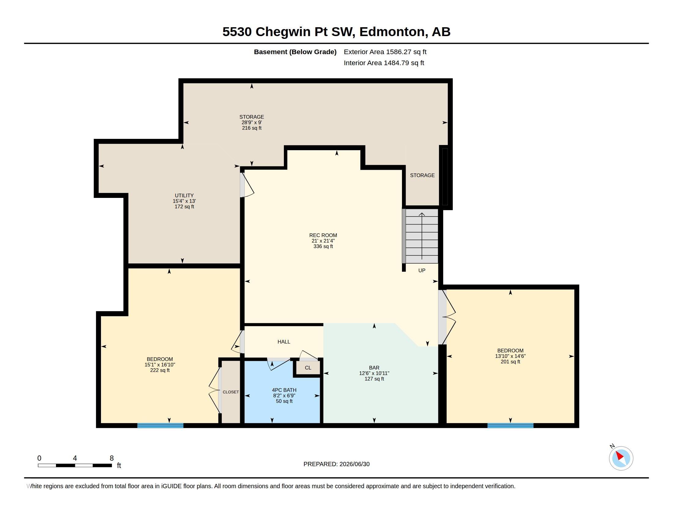 Photo 72 at 5530 Chegwin point(e) SW, Chappelle Area, Edmonton
