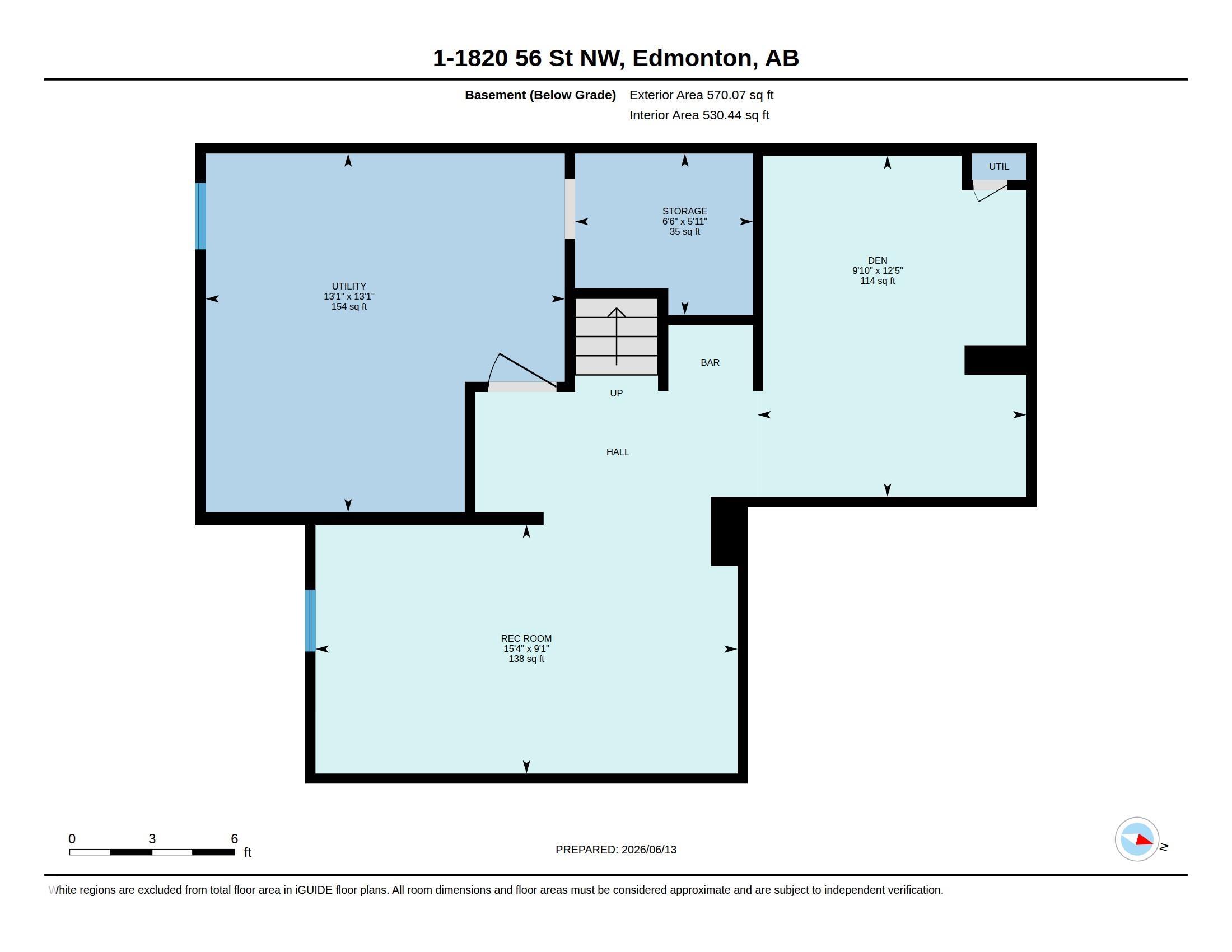 Photo 52 at 1 - 1820 56 Street NW, Meyokumin, Edmonton