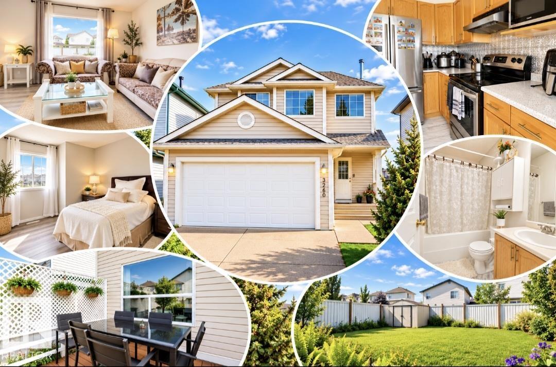 Welcome to this BEAUTIFULLY UPDATED, MOVE-IN-READY 2-STOREY offering 3+1 BEDROOMS, 3.5 BATHROOMS and a DOUBLE ATTACHED GARAGE. Step inside to a BRIGHT, OPEN-CONCEPT MAIN FLOOR featuring FRESH PAINT and NEW CARPET, creating a comfortable and inviting space for everyday living and entertaining. Convenient MAIN-FLOOR LAUNDRY includes a NEW WASHER & DRYER (2026).Upstairs, you?ll find 3 SPACIOUS BEDROOMS, including a generous PRIMARY SUITE and a PRIVATE ENSUITE.The ALMOST-FINISHED BASEMENT provides even more usable space with a LARGE FAMILY ROOM, 4TH BEDROOM and 3-PIECE BATHROOM?ideal for guests, a home office, recreation area or movie nights. Notable updates include NEW CARPET, FRESH PAINT, ROOF (2022) and other major components that have been updated in recent years. Step outside to a FULLY FENCED BACKYARD with plenty of room to relax and entertain. Conveniently located near SCHOOLS, PARKS, SHOPPING & THE MEADOWS RECREATION CENTRE. UPDATED, SPACIOUS AND READY TO WELCOME ITS NEXT OWNER!