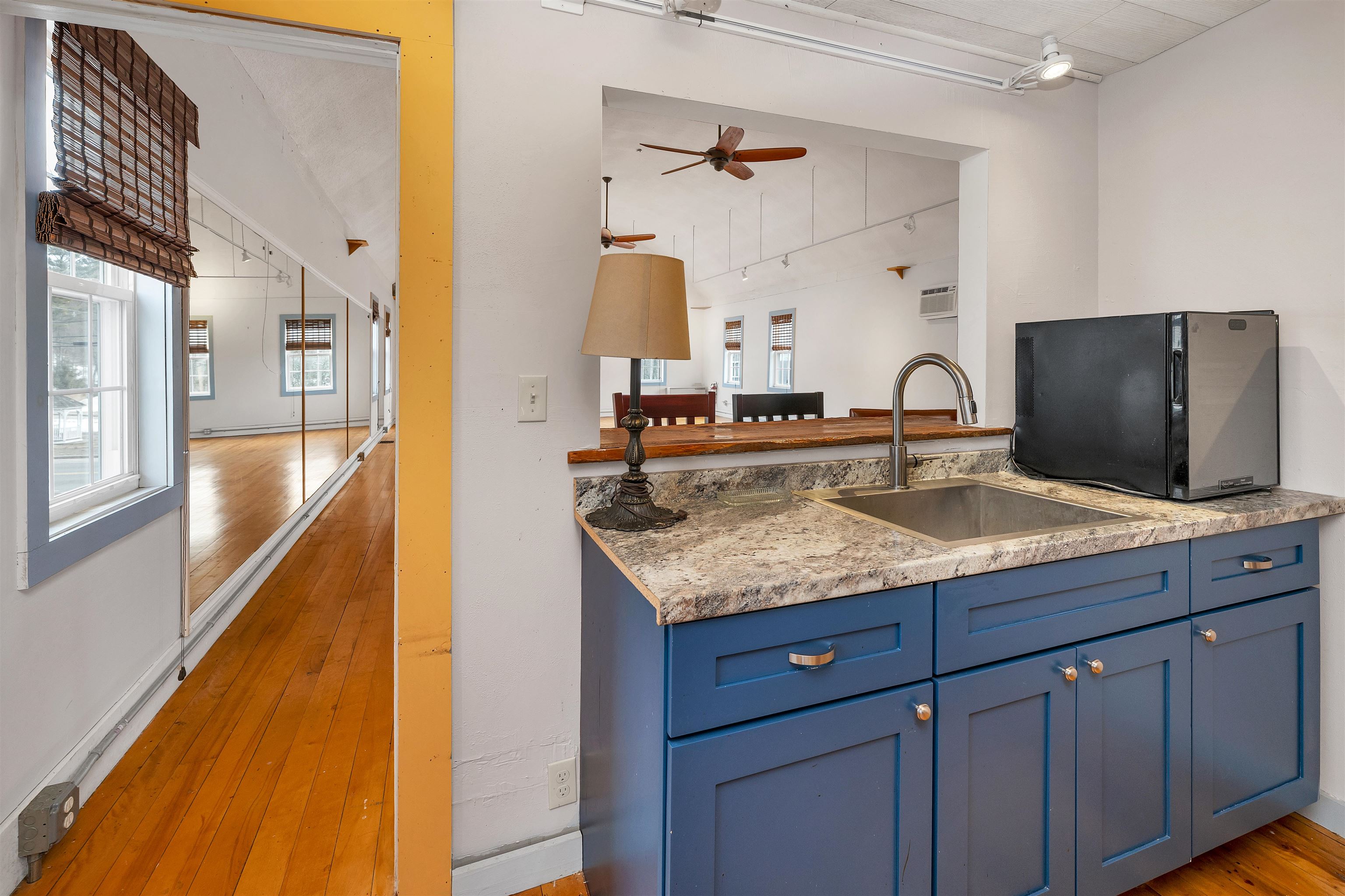 Second floor kitchen area