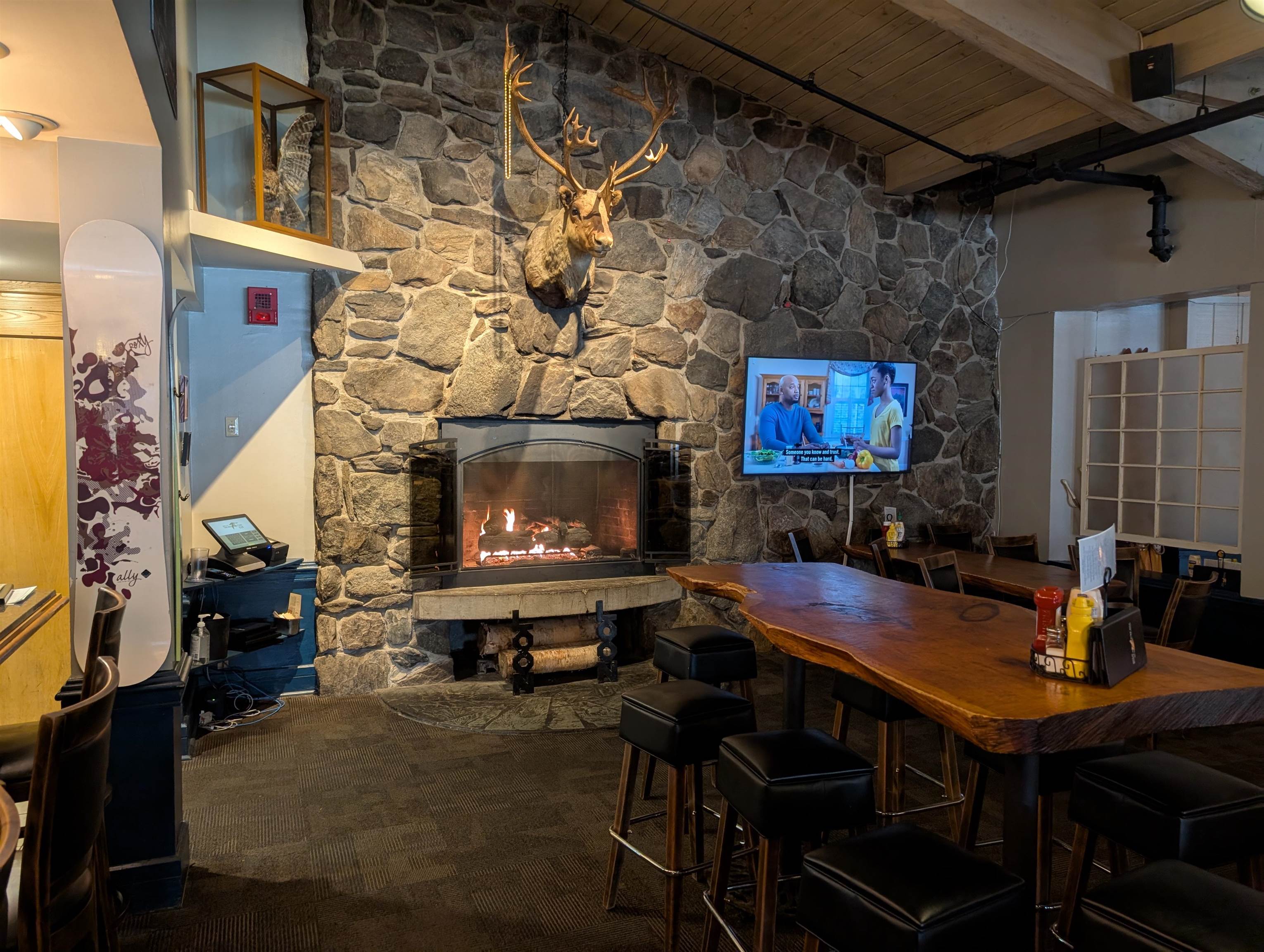 Bar & Grill fireplace