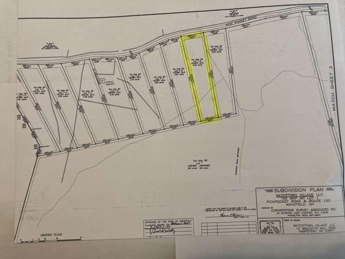 Wakefield NH&nbsp;Land for sale $$150,000 | 3.08 Acres  | Price Per Acre $0 