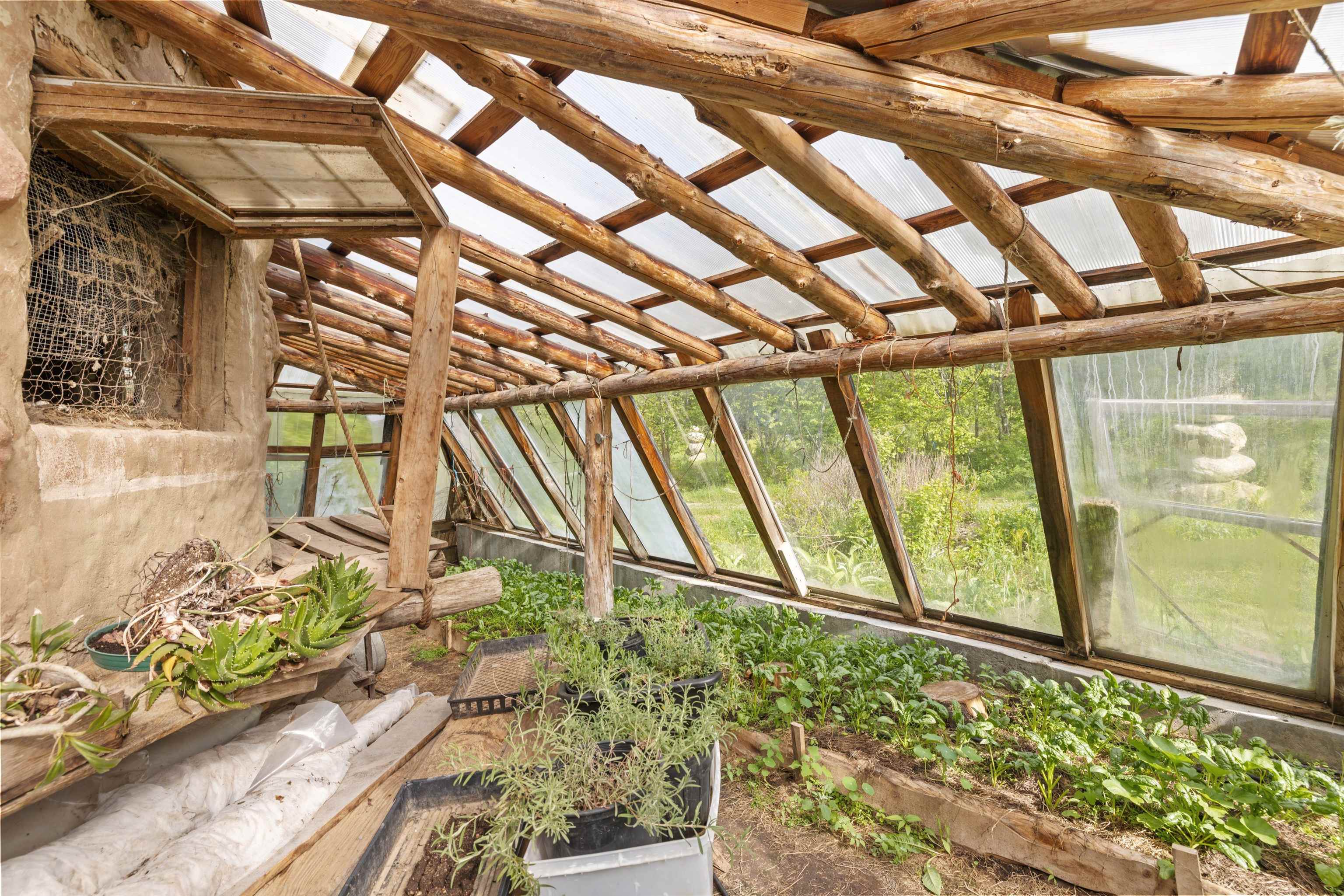 Glass Greenhouse & Chicken Coop 23345954