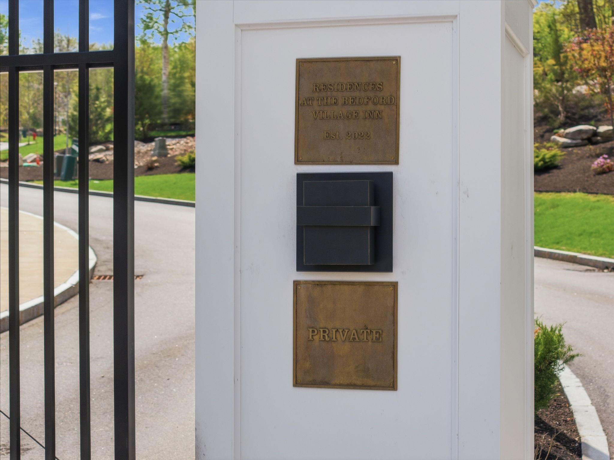 Lighted Entry Sign