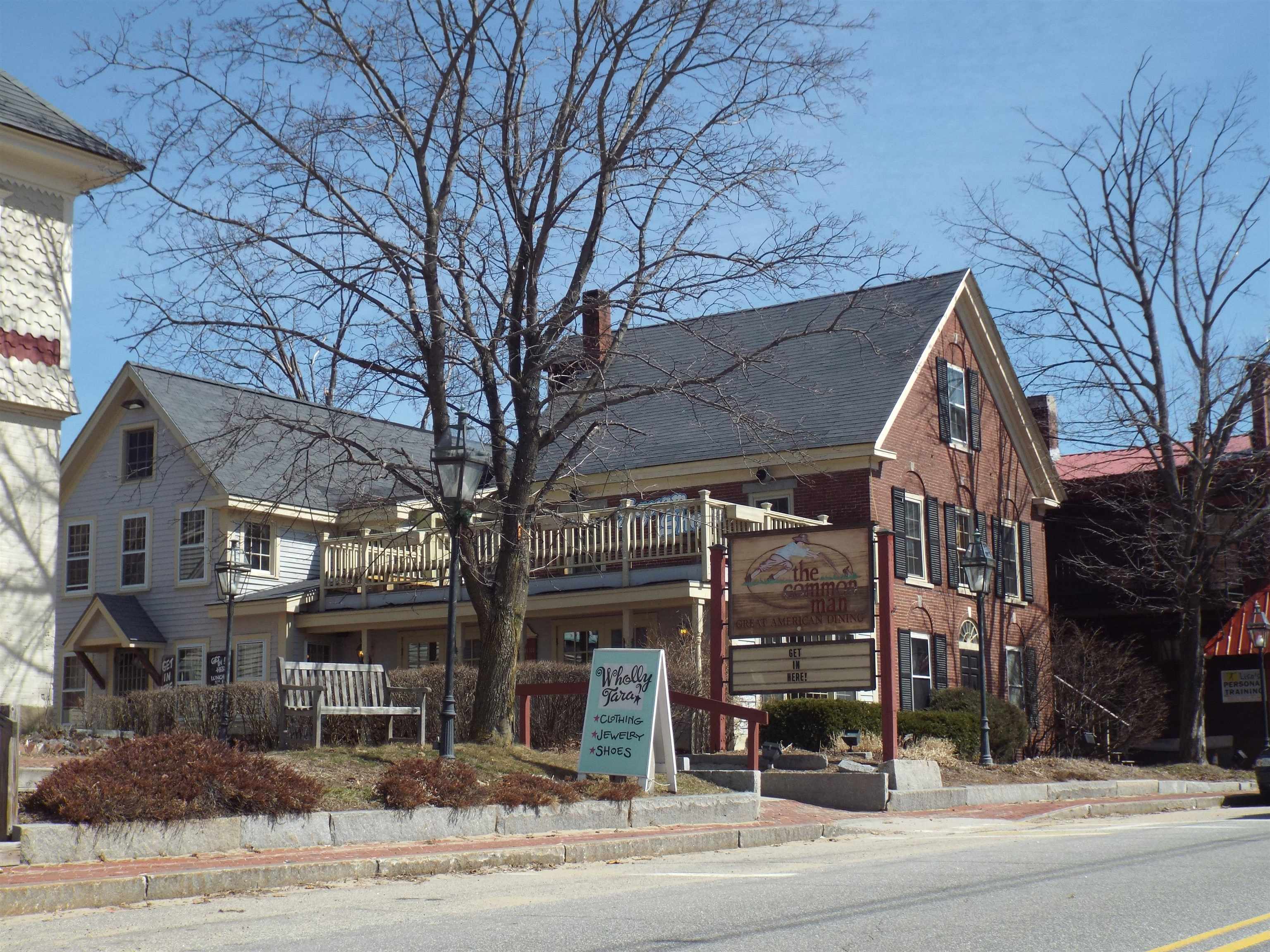 The original location of the Common Man Restaurant