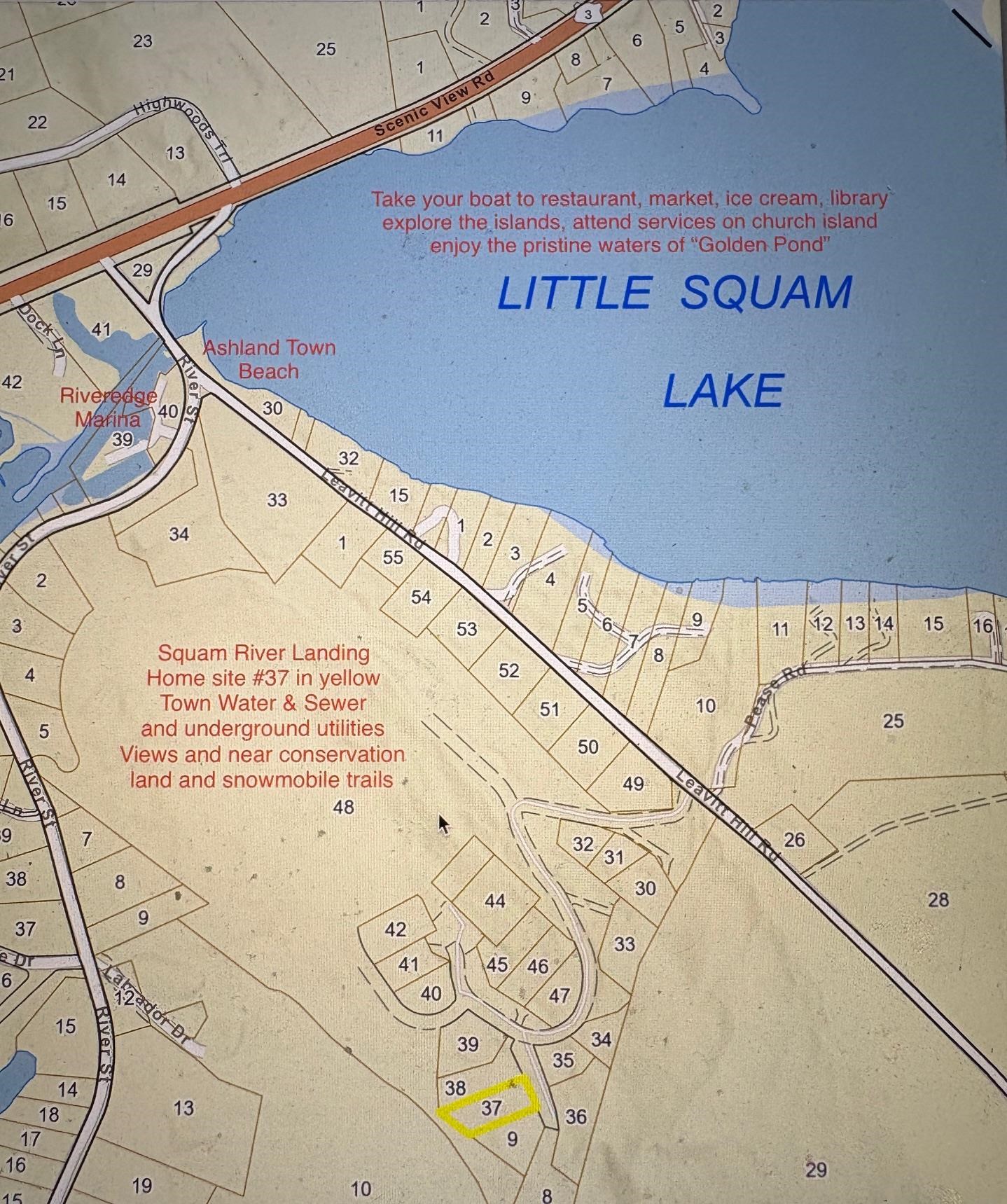 Close to the Ashland Town beach on crystal clear Squam