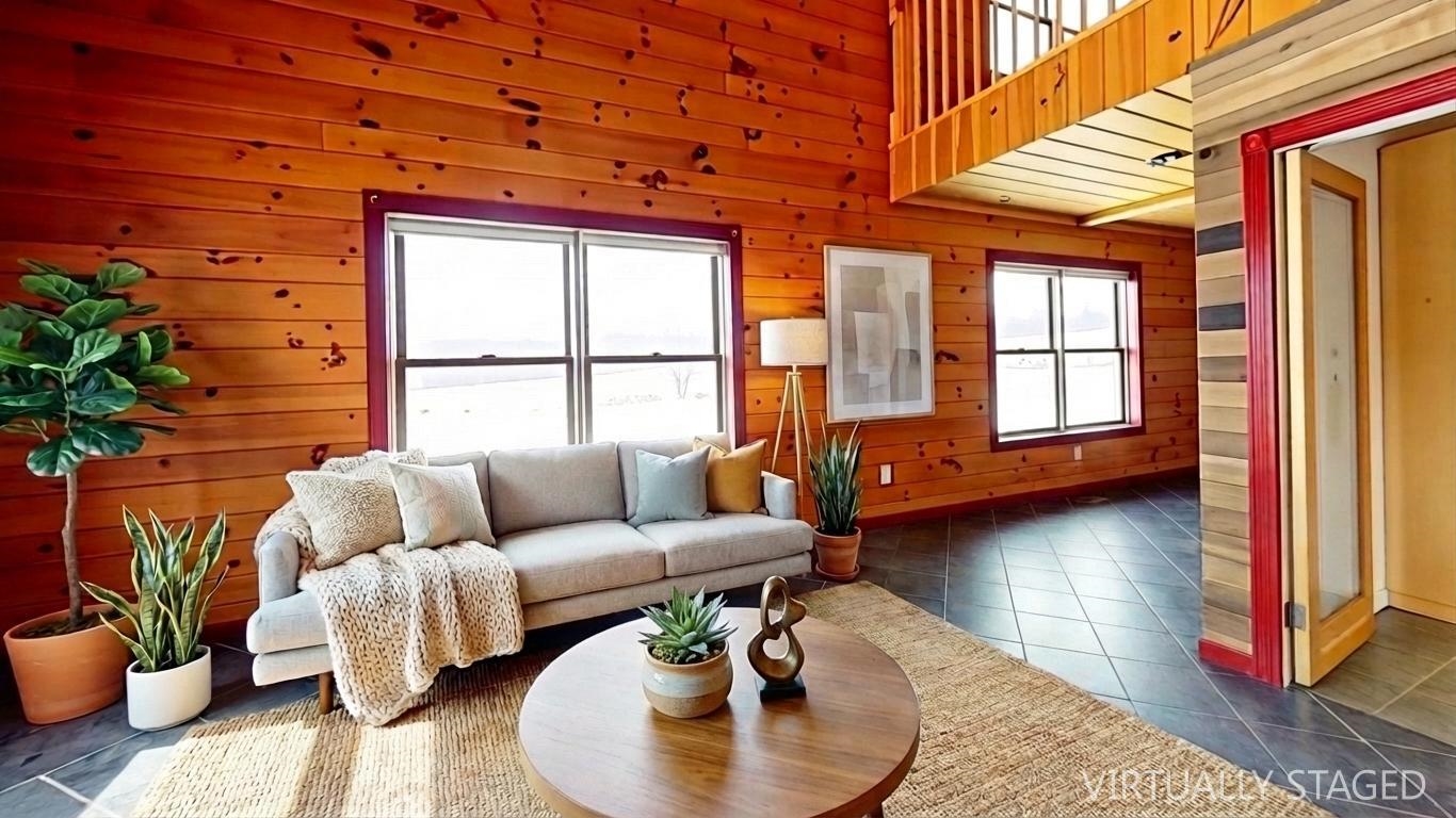 downstairs living room - virtually staged